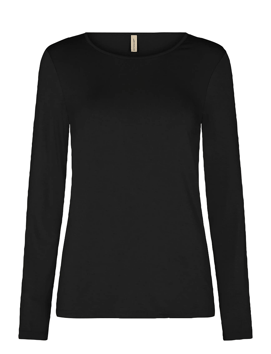 Soyaconcept - SC-MARICA - langärmlige tops - black - 1