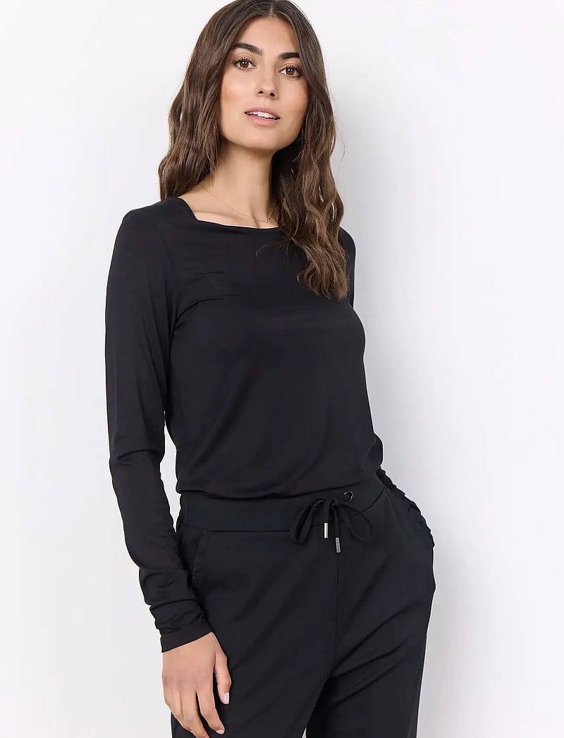 Soyaconcept - SC-MARICA - langärmlige tops - black - 0