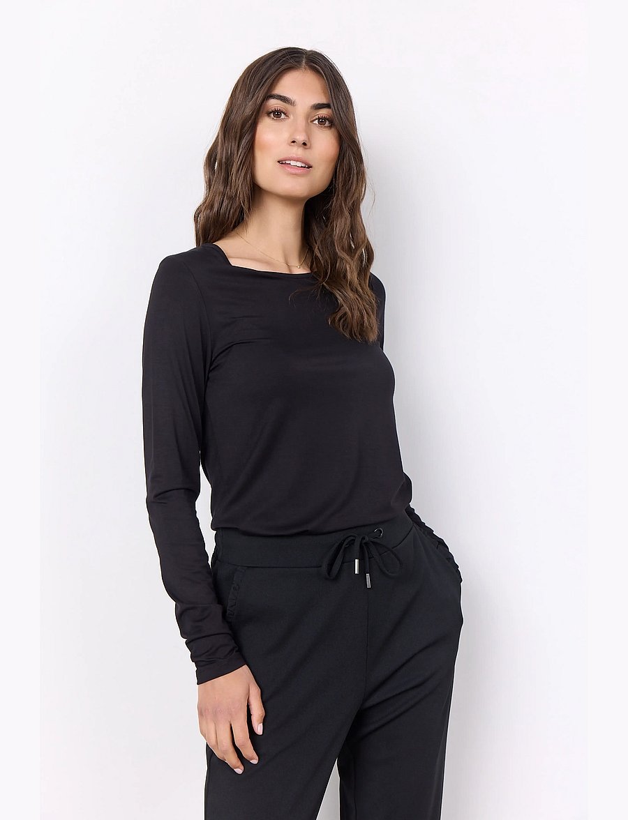 Soyaconcept - SC-MARICA - langärmlige tops - black - 0
