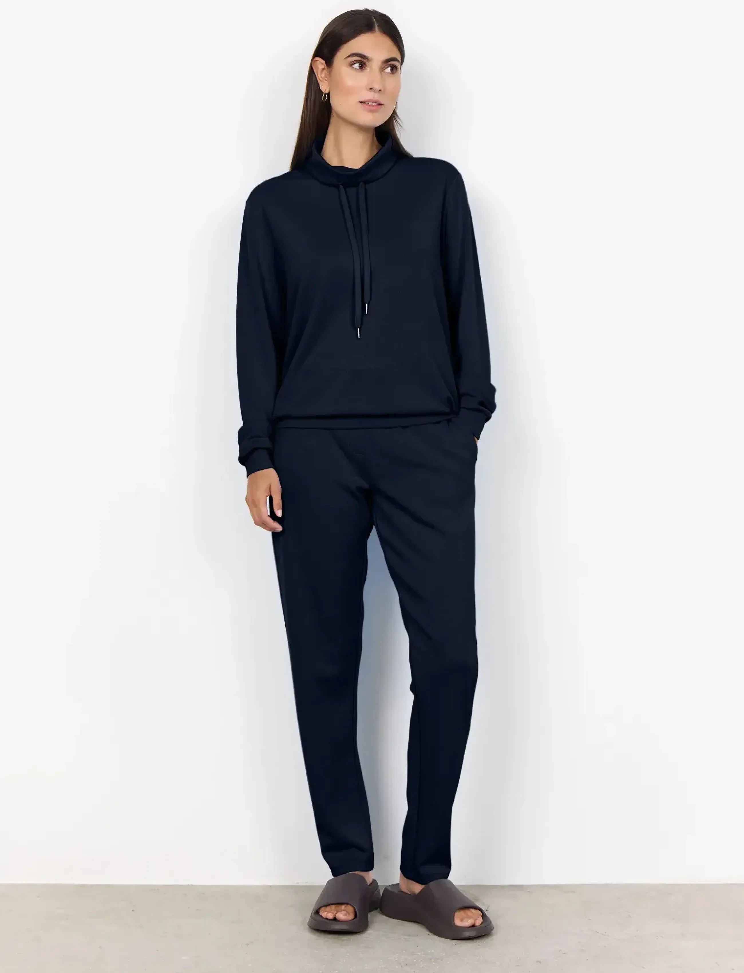 Soyaconcept - SC-BANU - kapuutsiga dressipluusid - navy - 4