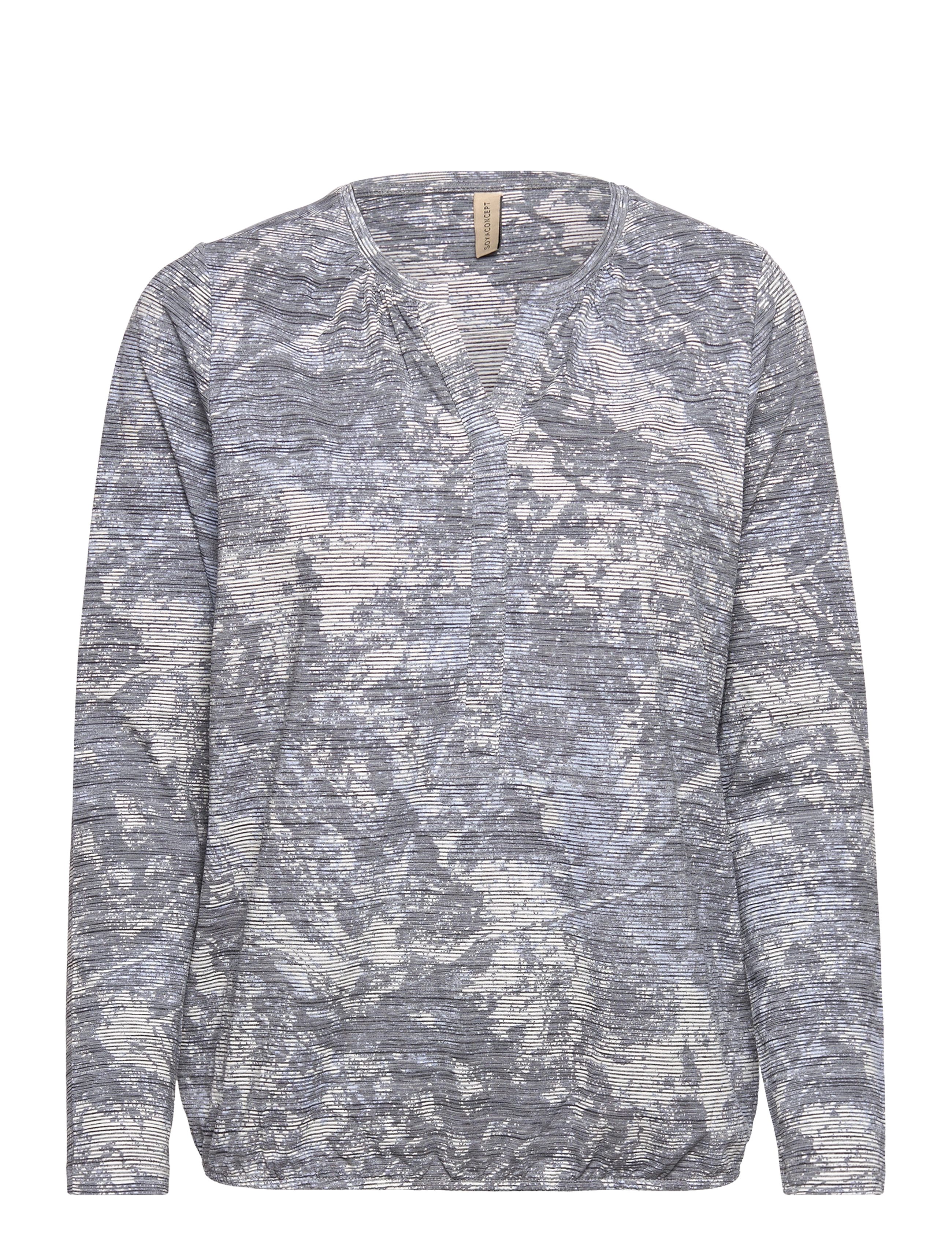 Soyaconcept SC-GALINA - Bluser - BRIGHT BLUE COMBI / grey