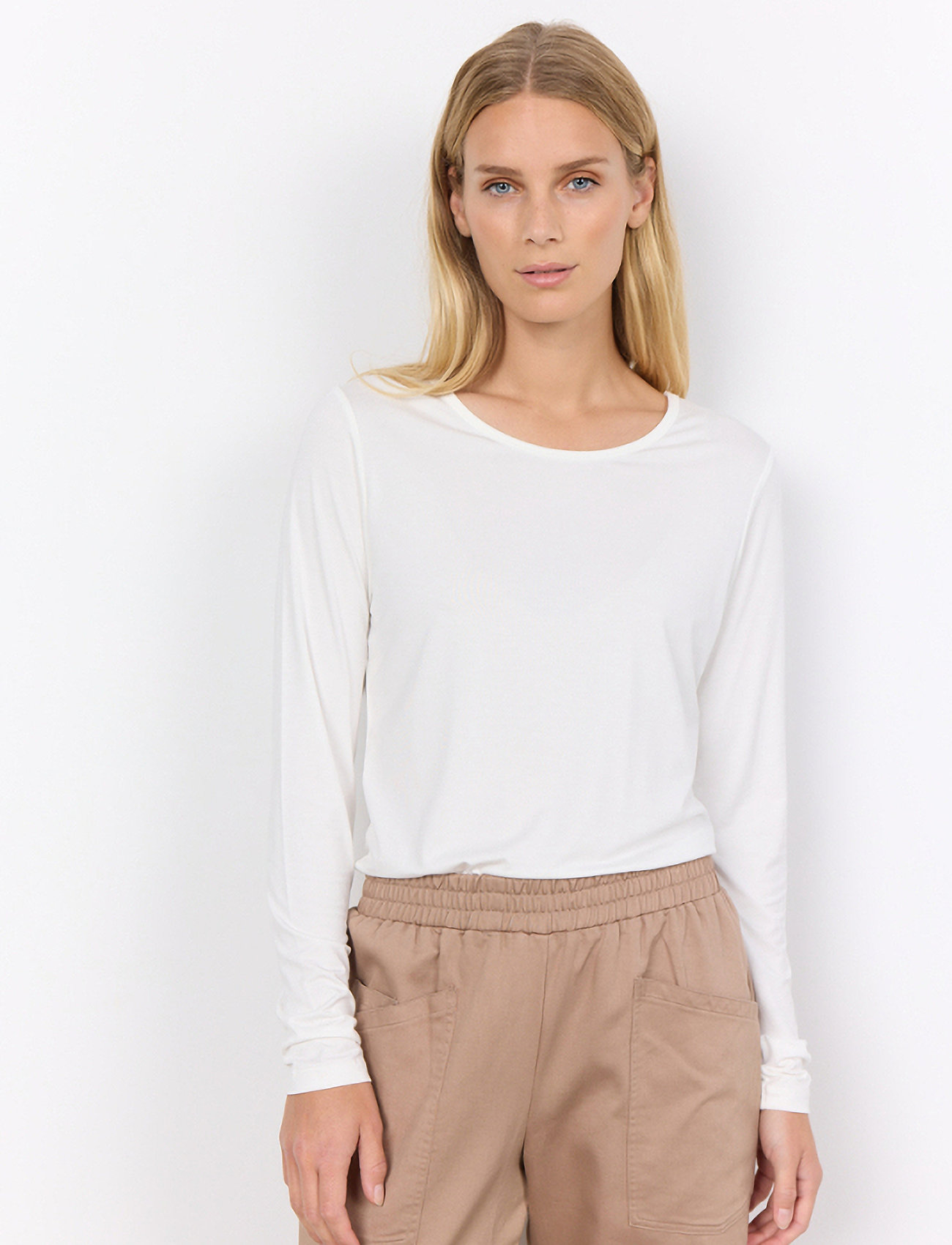 Soyaconcept - SC-MARICA - langärmlige tops - offwhite - 0