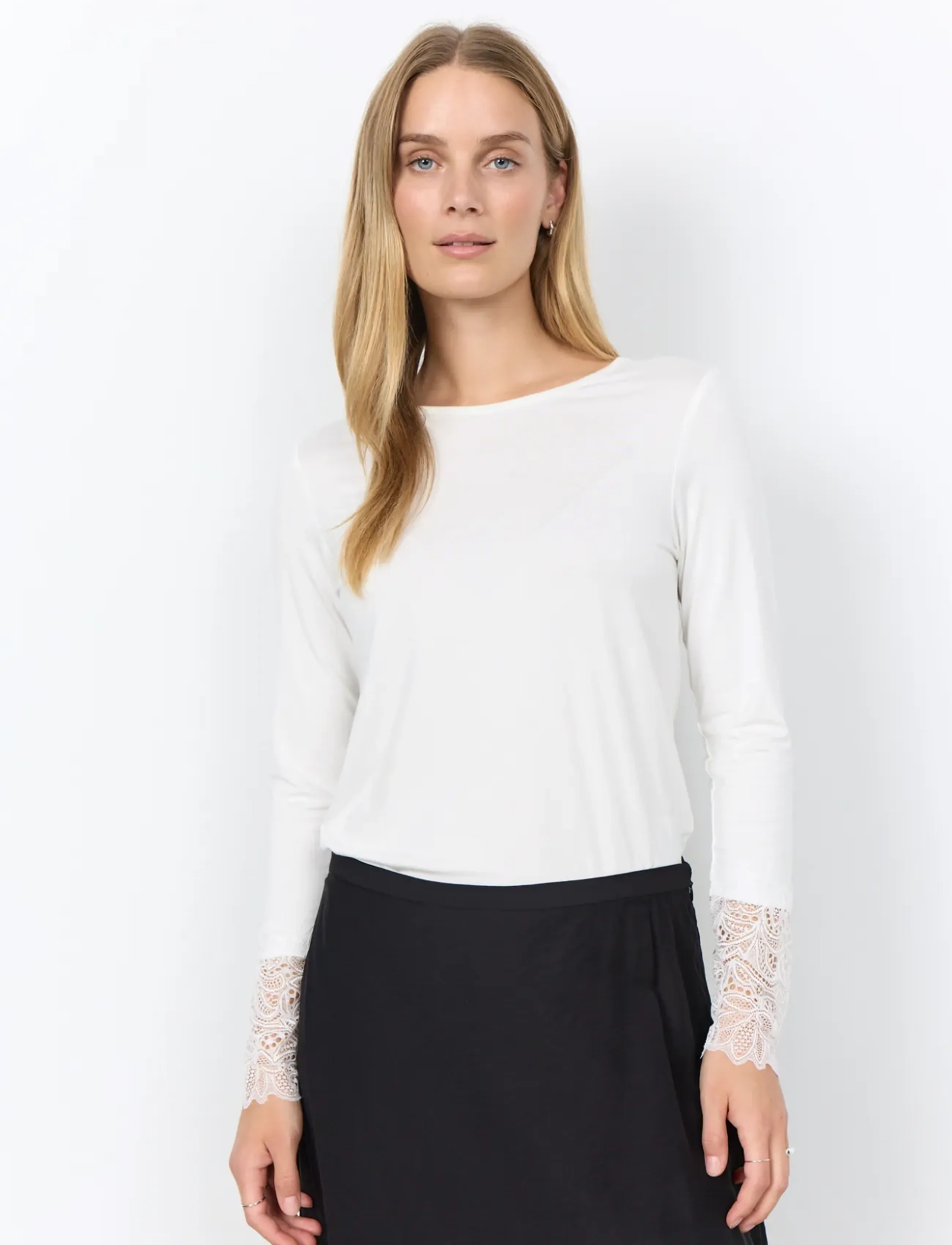 Soyaconcept SC-MARICA - T-Shirts & Tops - 1100 OFFWHITE / white