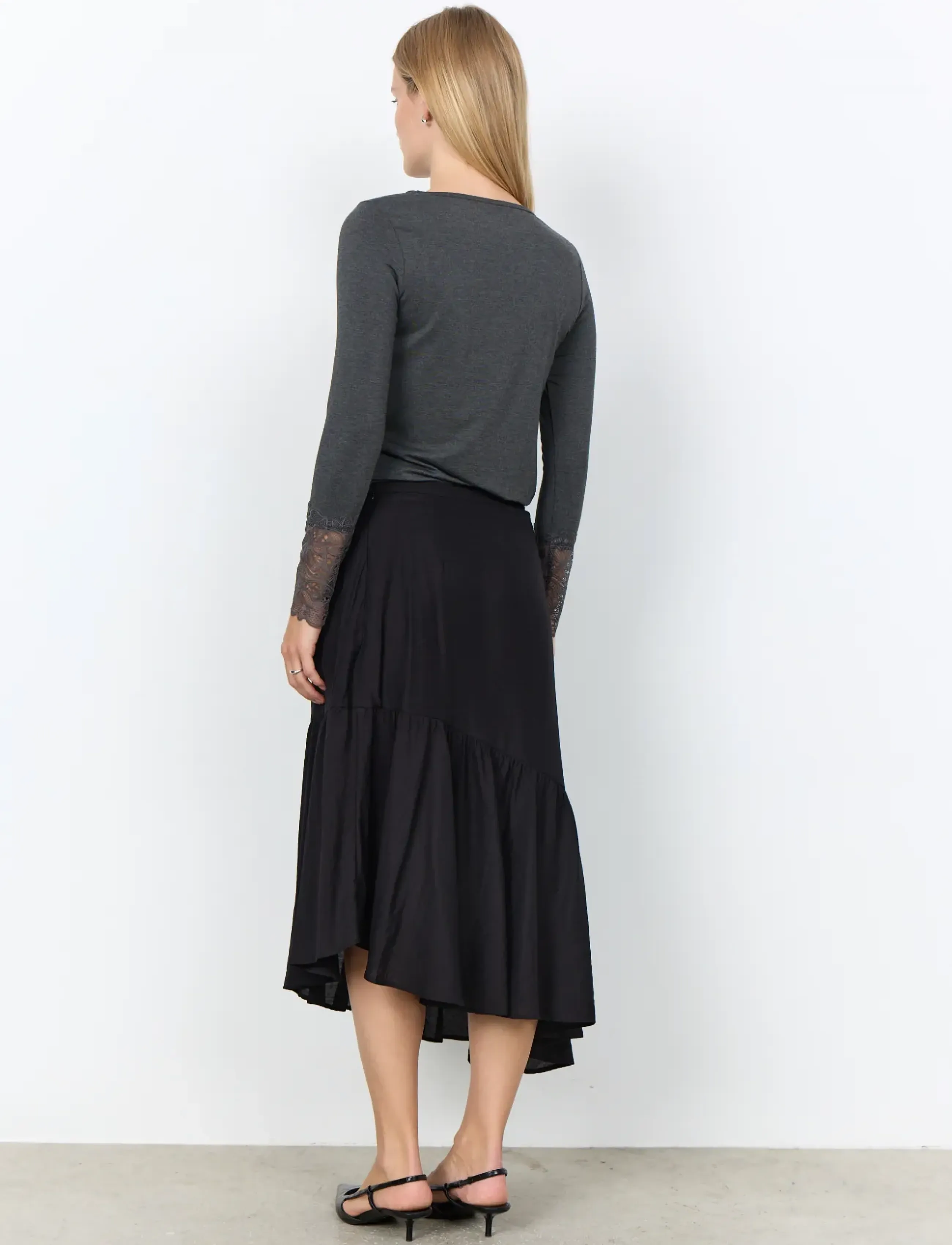 Soyaconcept - SC-MARICA - pikkade varrukatega topid - 99870 dark earth melange - 3
