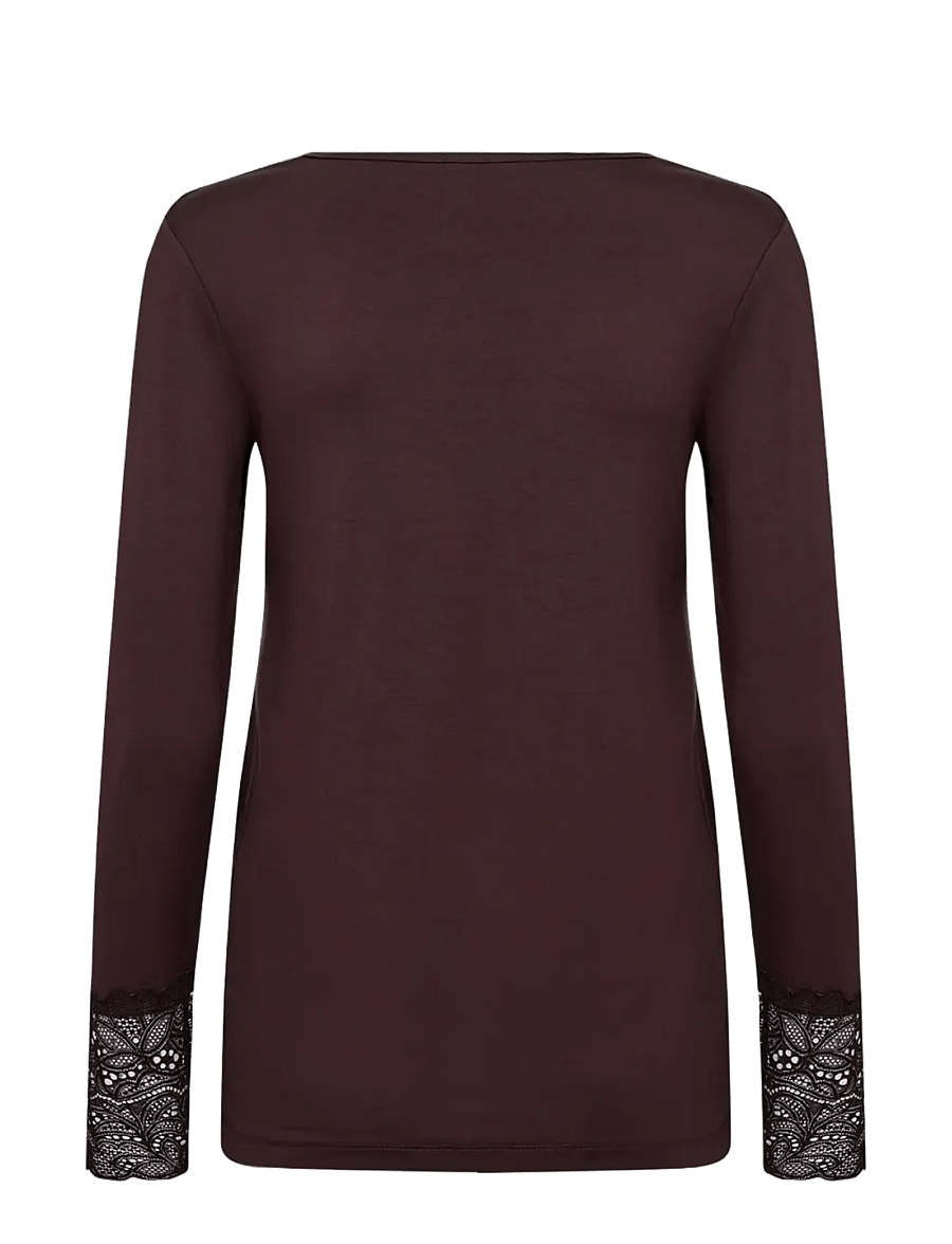 Soyaconcept - SC-MARICA - langärmlige tops - 8980 chocolate plum - 2