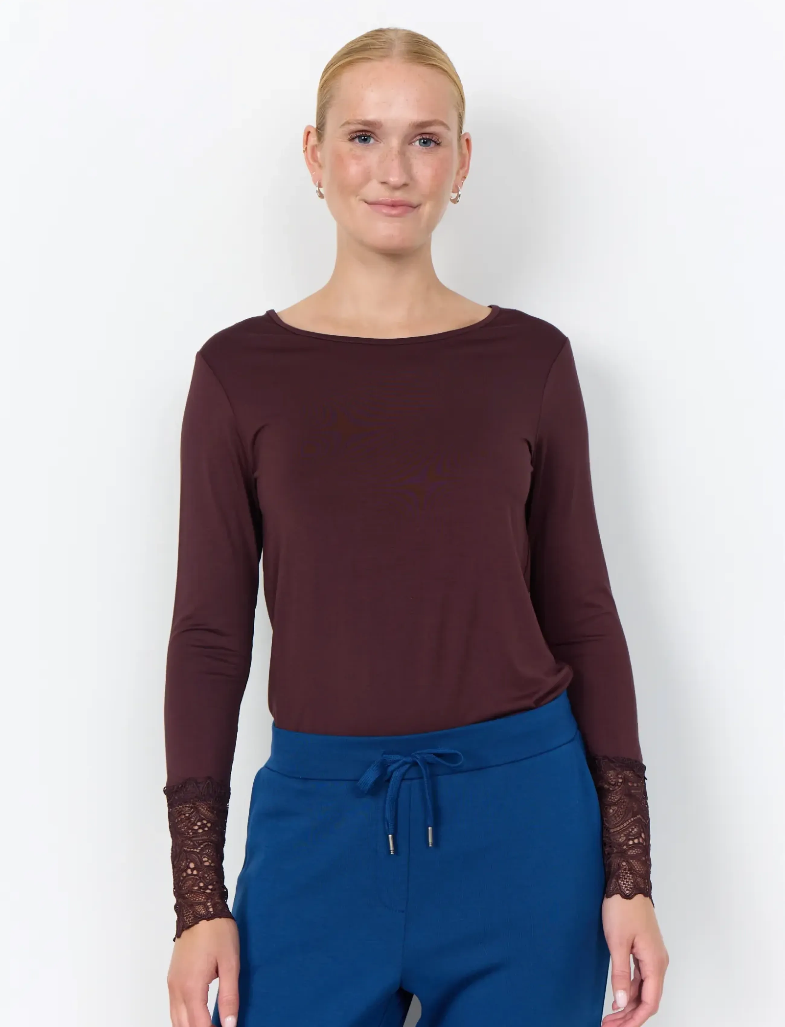 Soyaconcept SC-MARICA - T-särgid ja topid - 8980 CHOCOLATE PLUM / burgundy