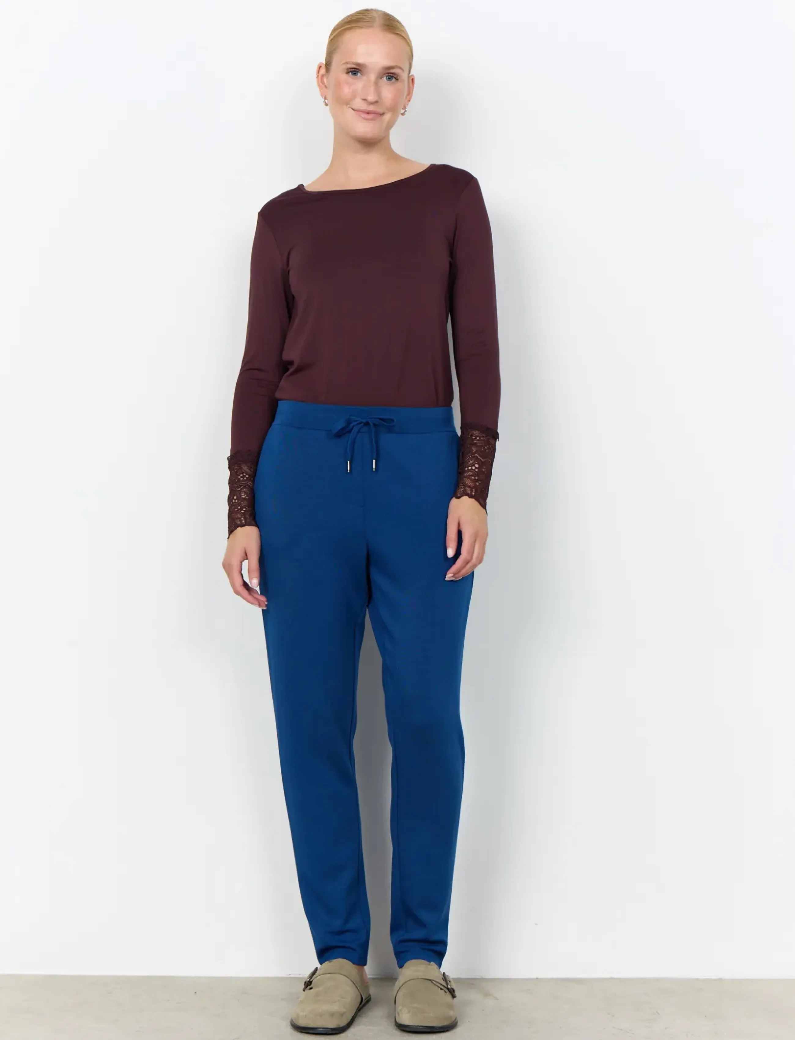 Soyaconcept - SC-MARICA - langärmlige tops - 8980 chocolate plum - 4
