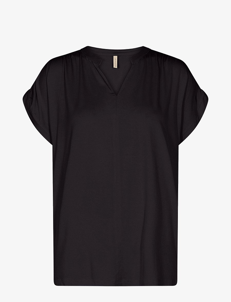 Soyaconcept - SC-MARICA - kurzärmelige blusen - black - 0