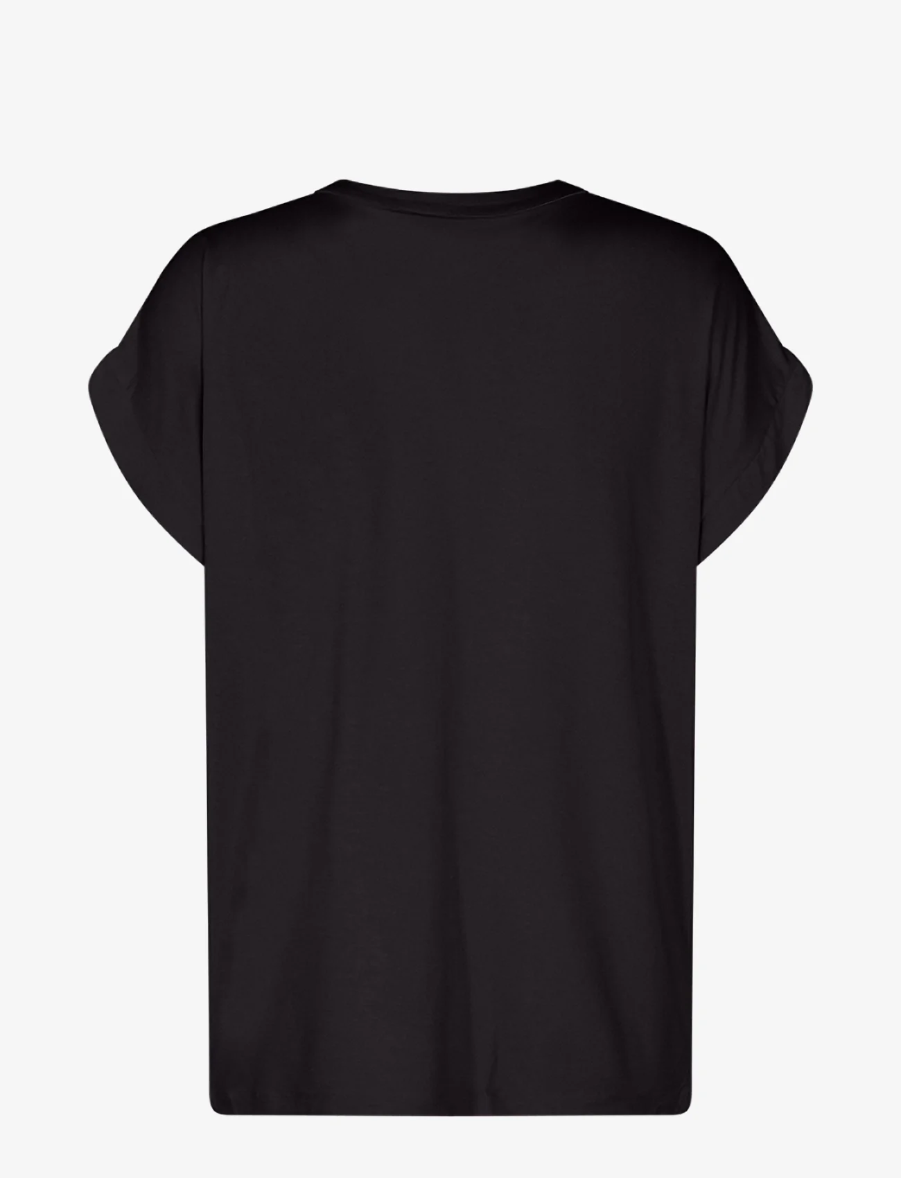 Soyaconcept - SC-MARICA - short-sleeved blouses - black - 1