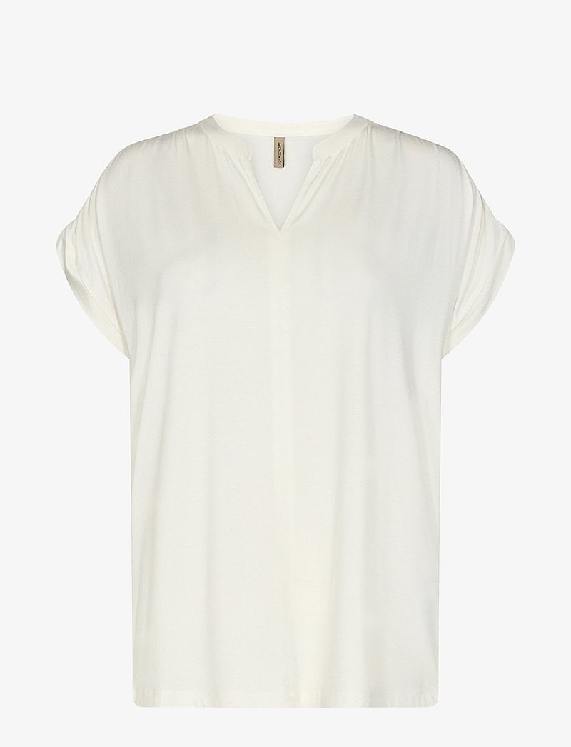 Soyaconcept - SC-MARICA - kortärmade blusar - offwhite - 0