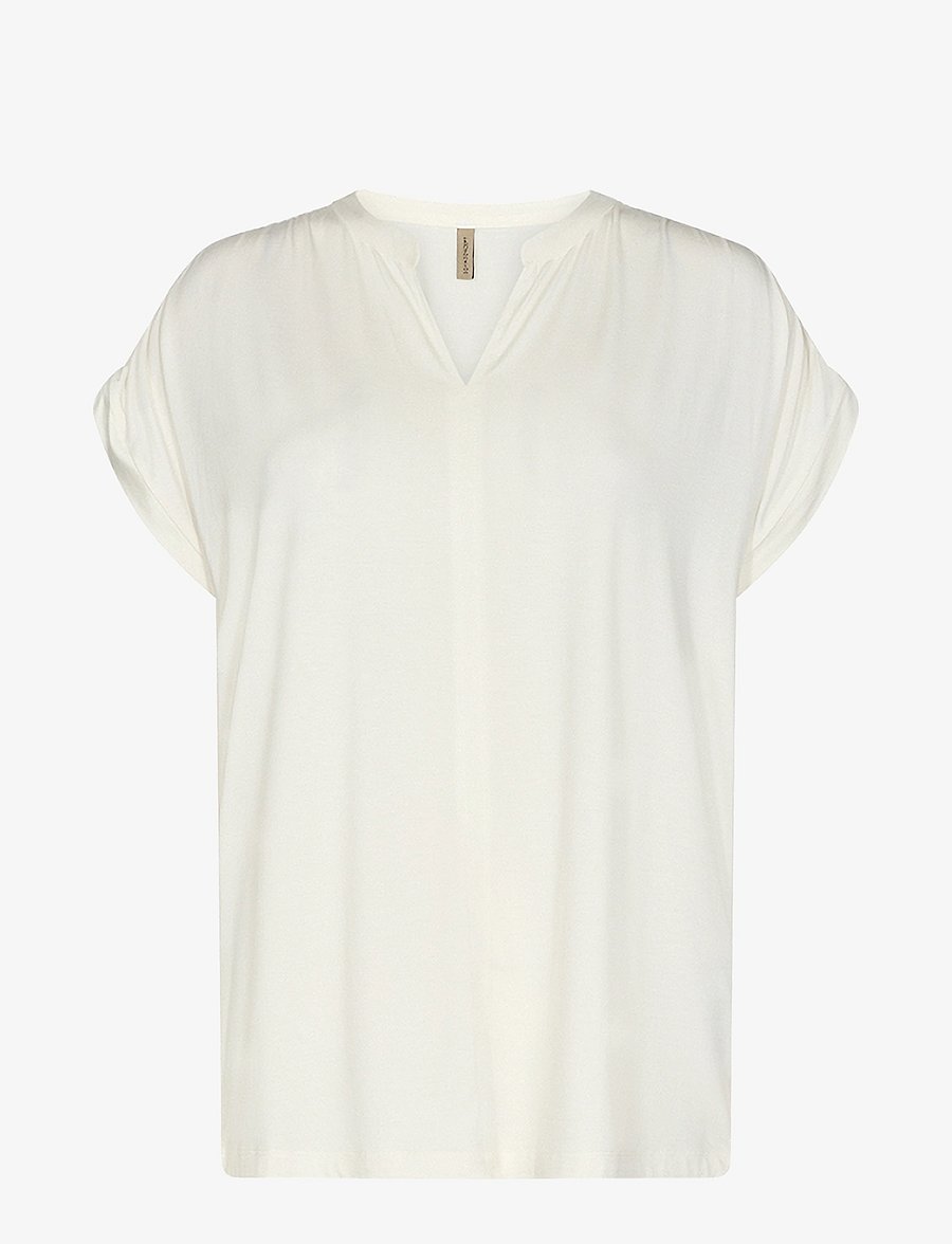 Soyaconcept - SC-MARICA - kurzärmelige blusen - offwhite - 0