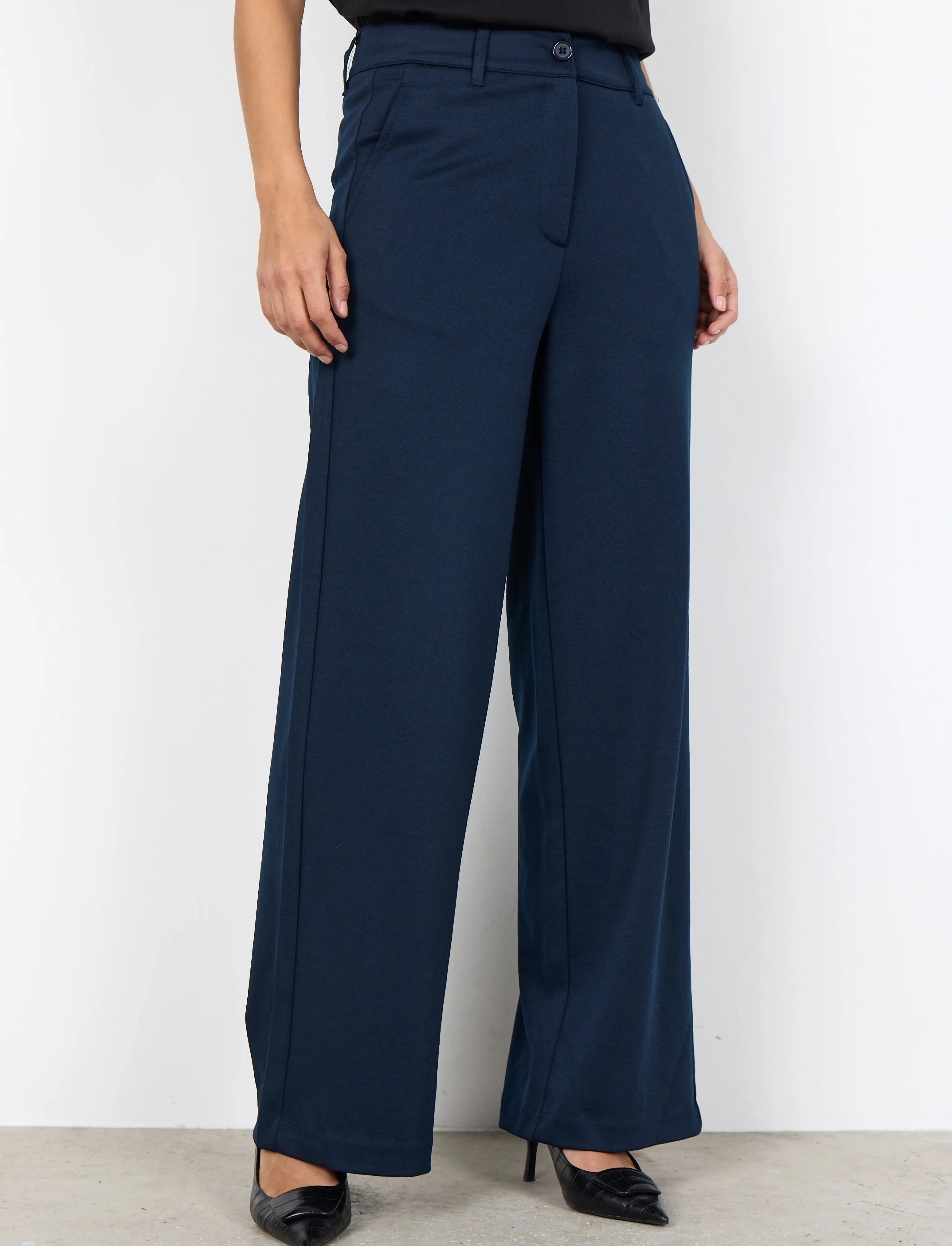 Soyaconcept - SC-DANIELA - hosen mit weitem bein - 6910 navy - 3