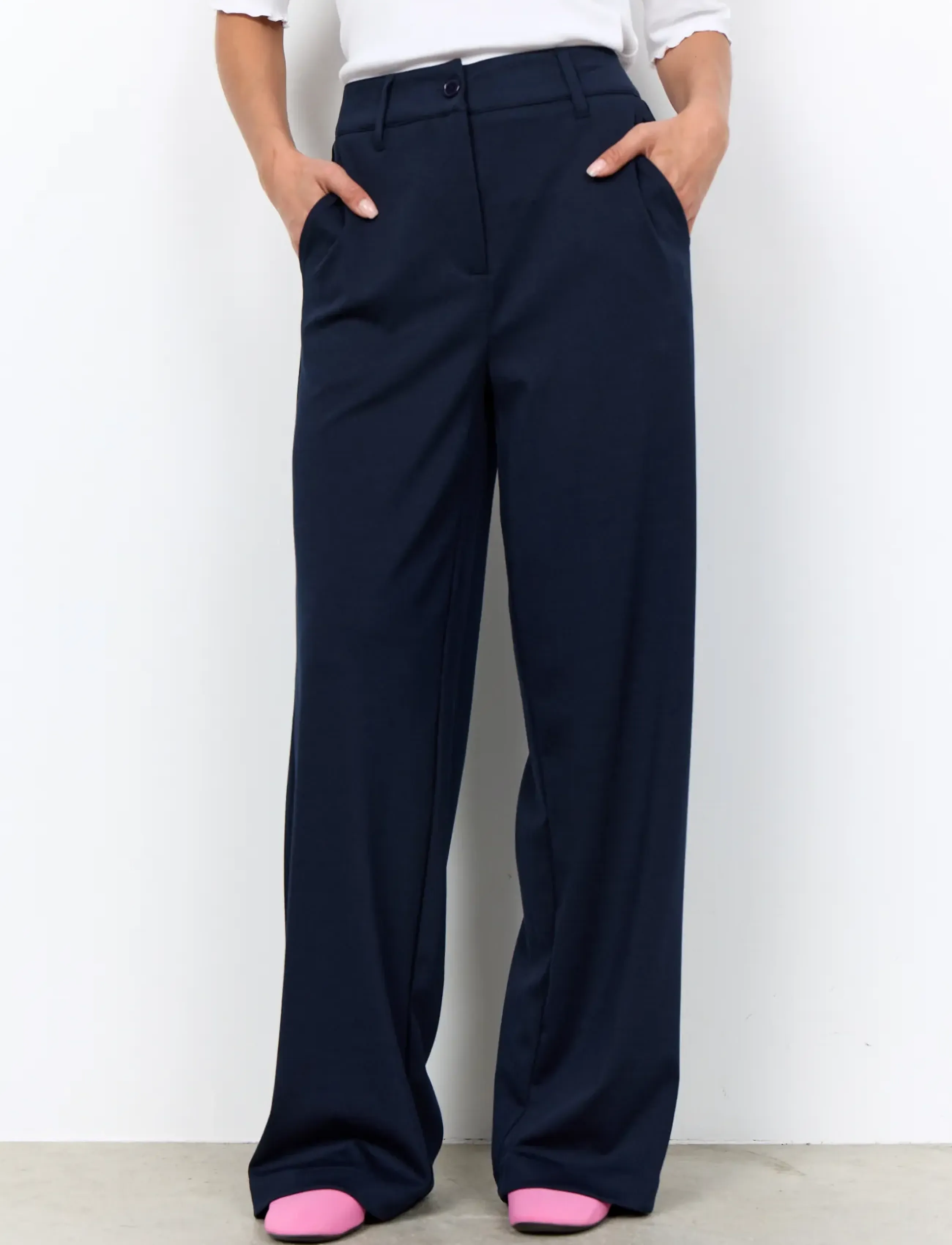 Soyaconcept - SC-DANIELA - hosen mit weitem bein - 6910 navy - 4