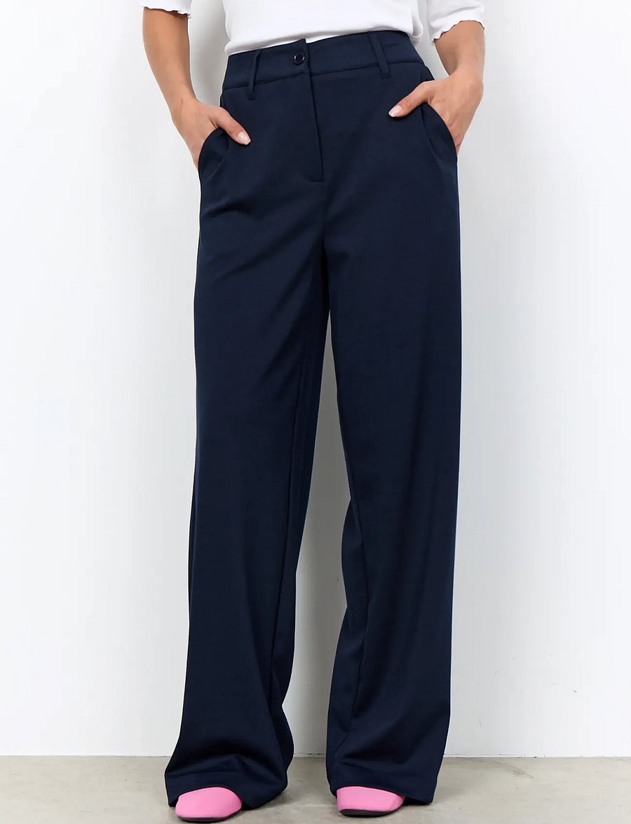 Soyaconcept - SC-DANIELA - hosen mit weitem bein - 6910 navy - 4