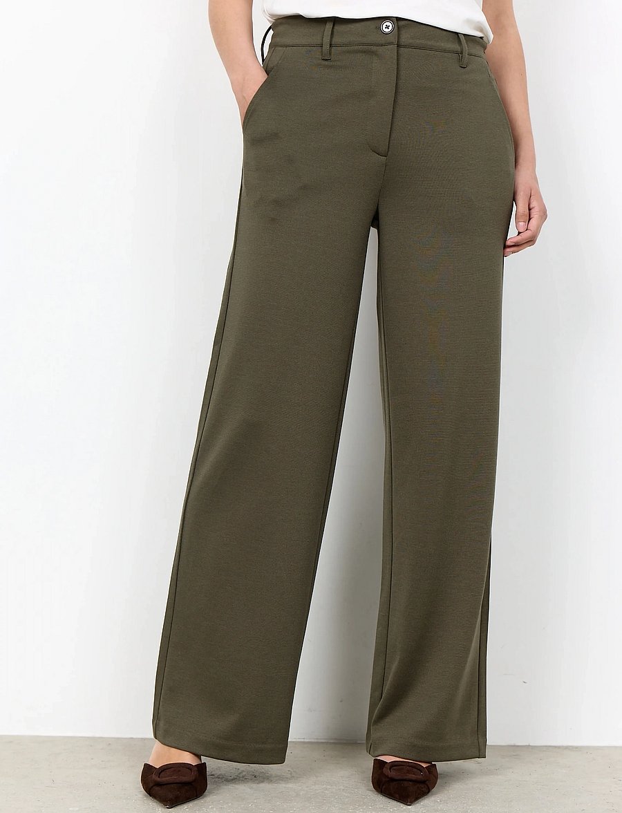 Soyaconcept - SC-DANIELA - hosen mit weitem bein - 7920 dark army - 3
