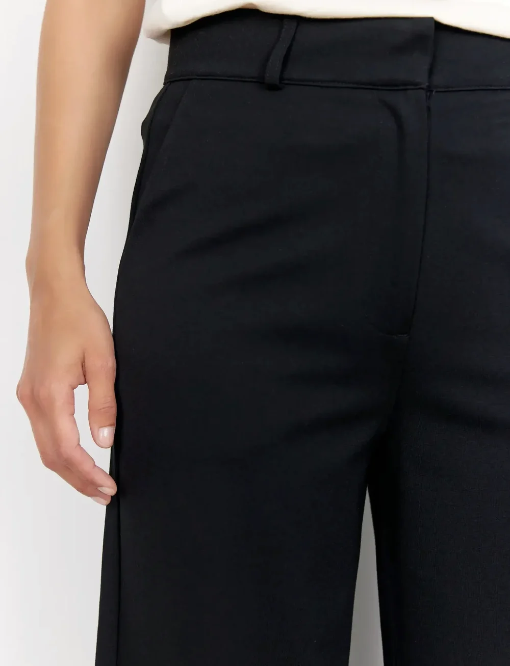 Soyaconcept - SC-DANIELA - bukser med brede ben - black - 5