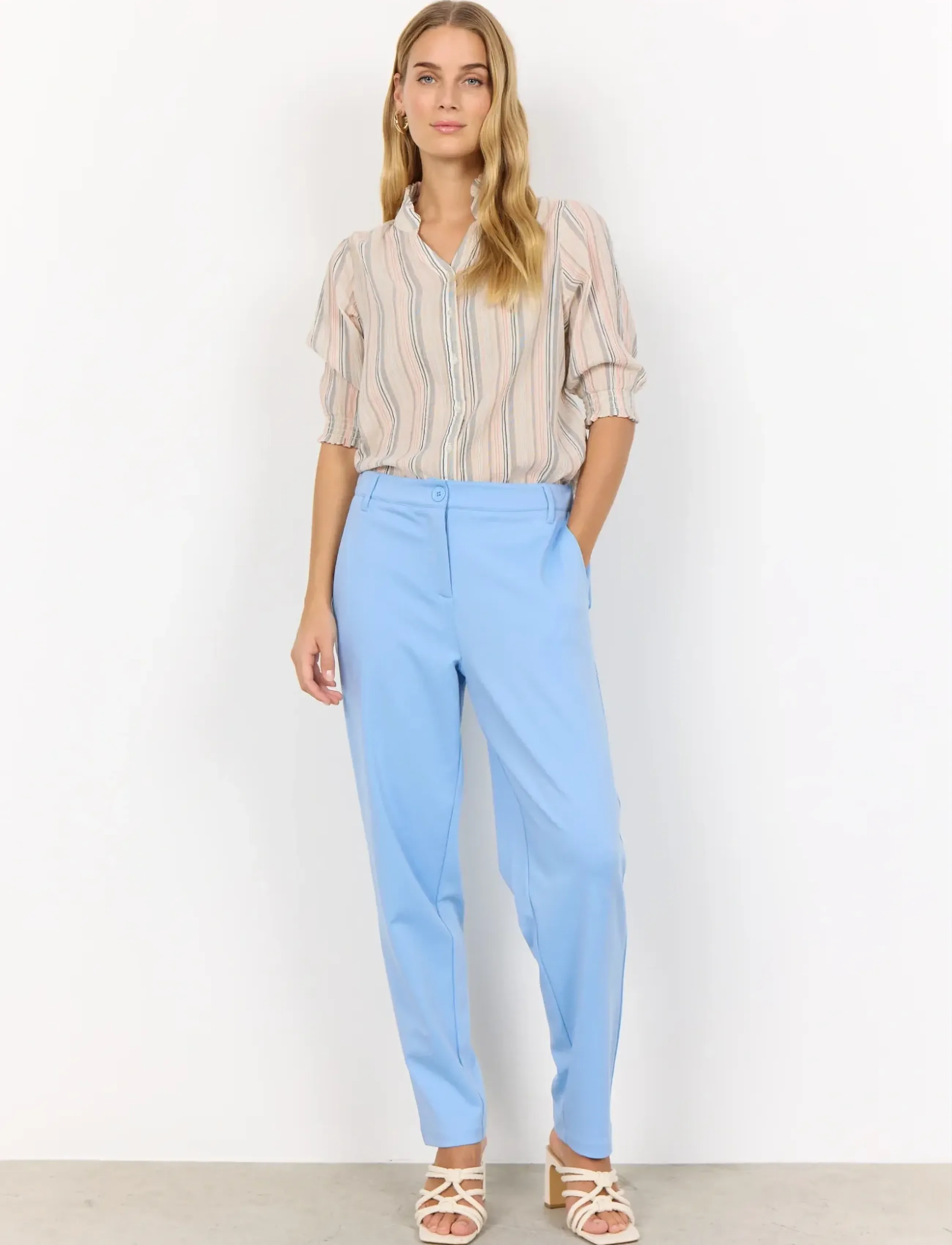 Soyaconcept Sc-Daniela, XS, Blue, Bukser > Lige Ben, Dame