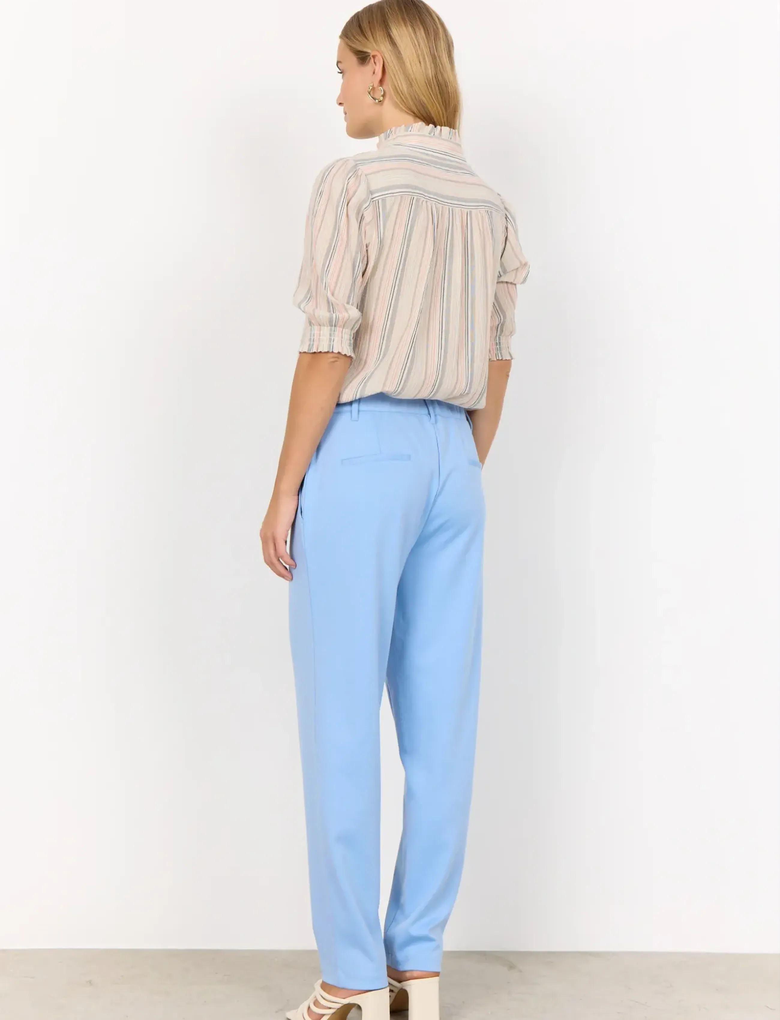 Soyaconcept - SC-DANIELA - straight leg hosen - air blue - 3