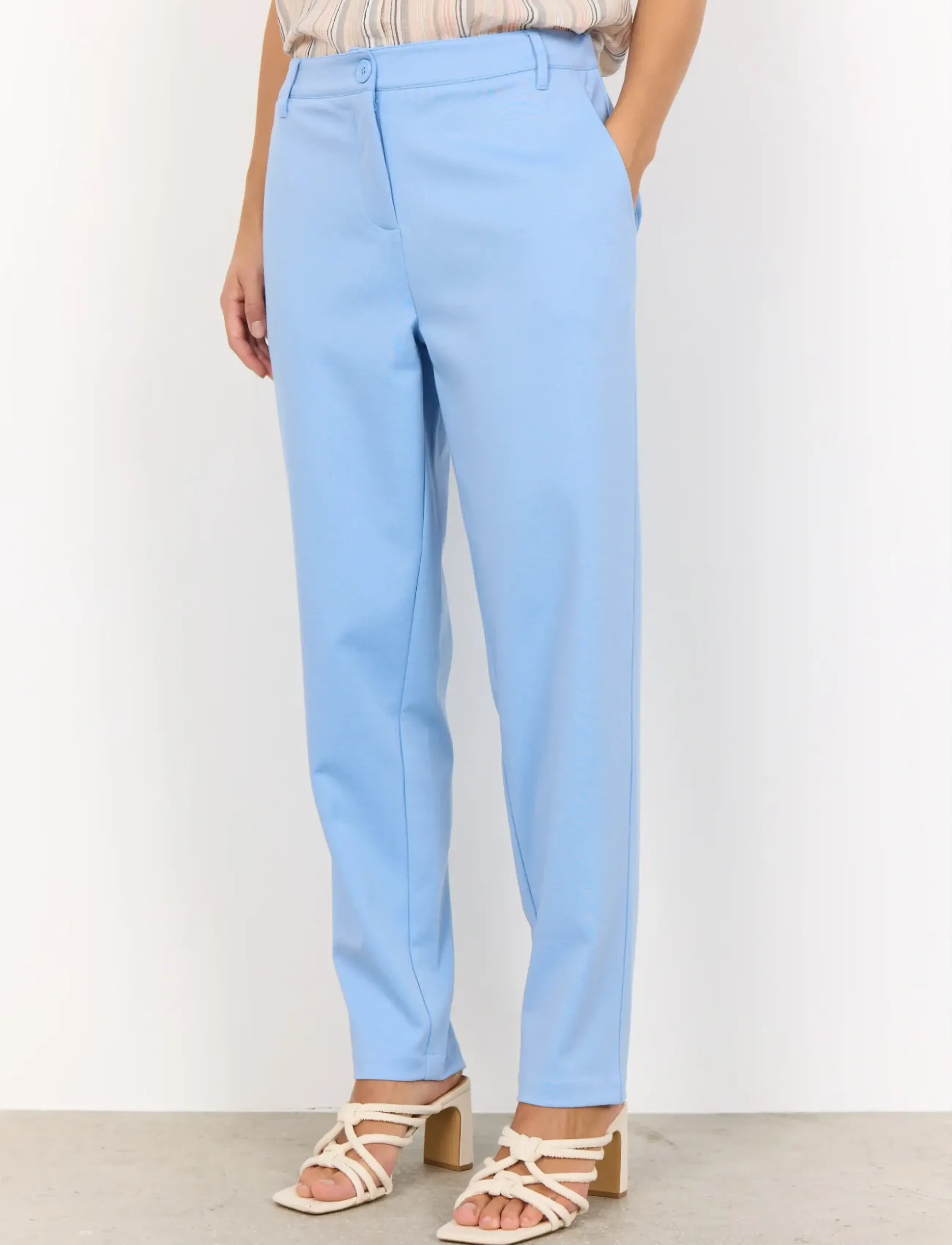 Soyaconcept - SC-DANIELA - straight leg hosen - air blue - 4