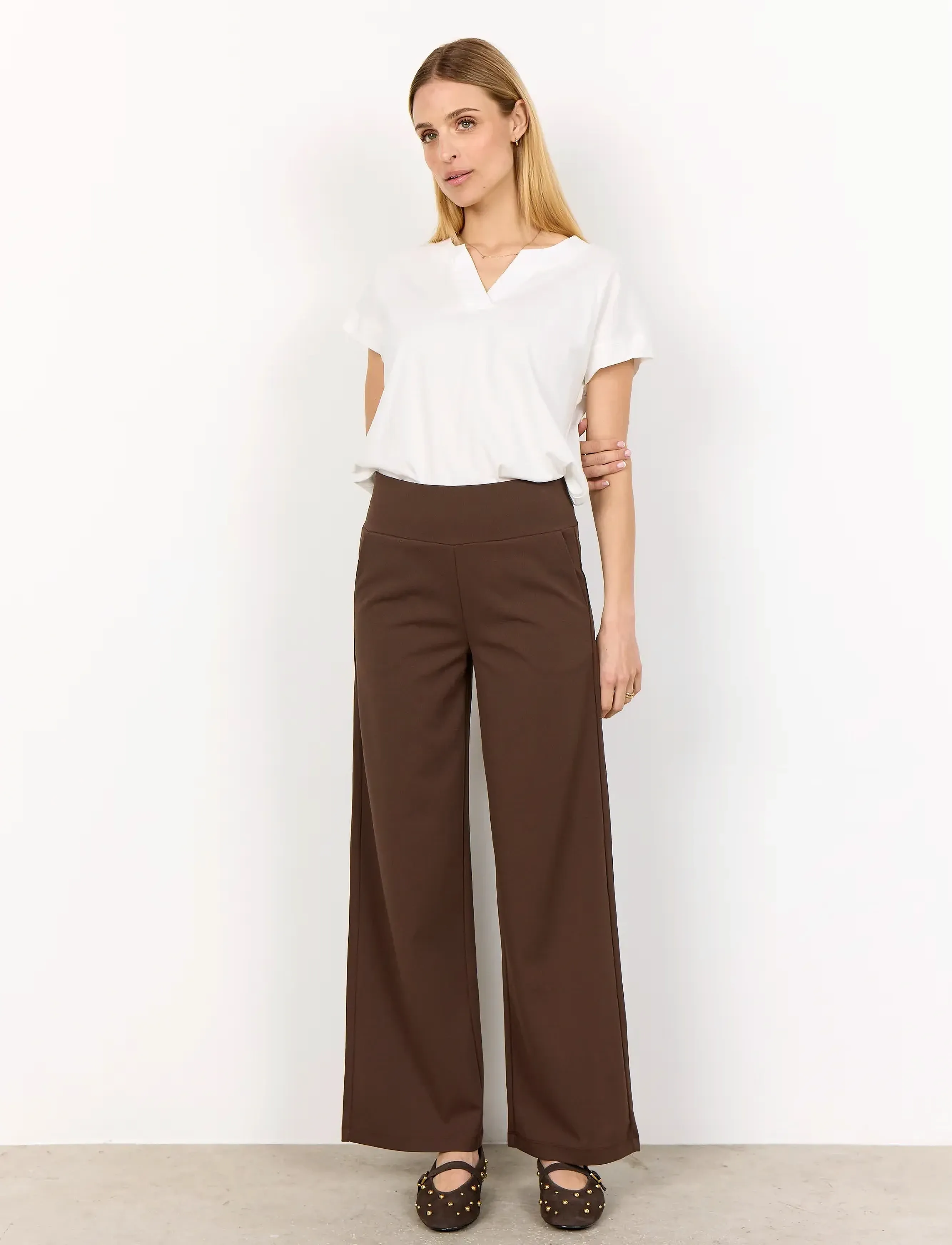 Soyaconcept SC-SIHAM - Trousers - 8694 HOT FUDGE / brown