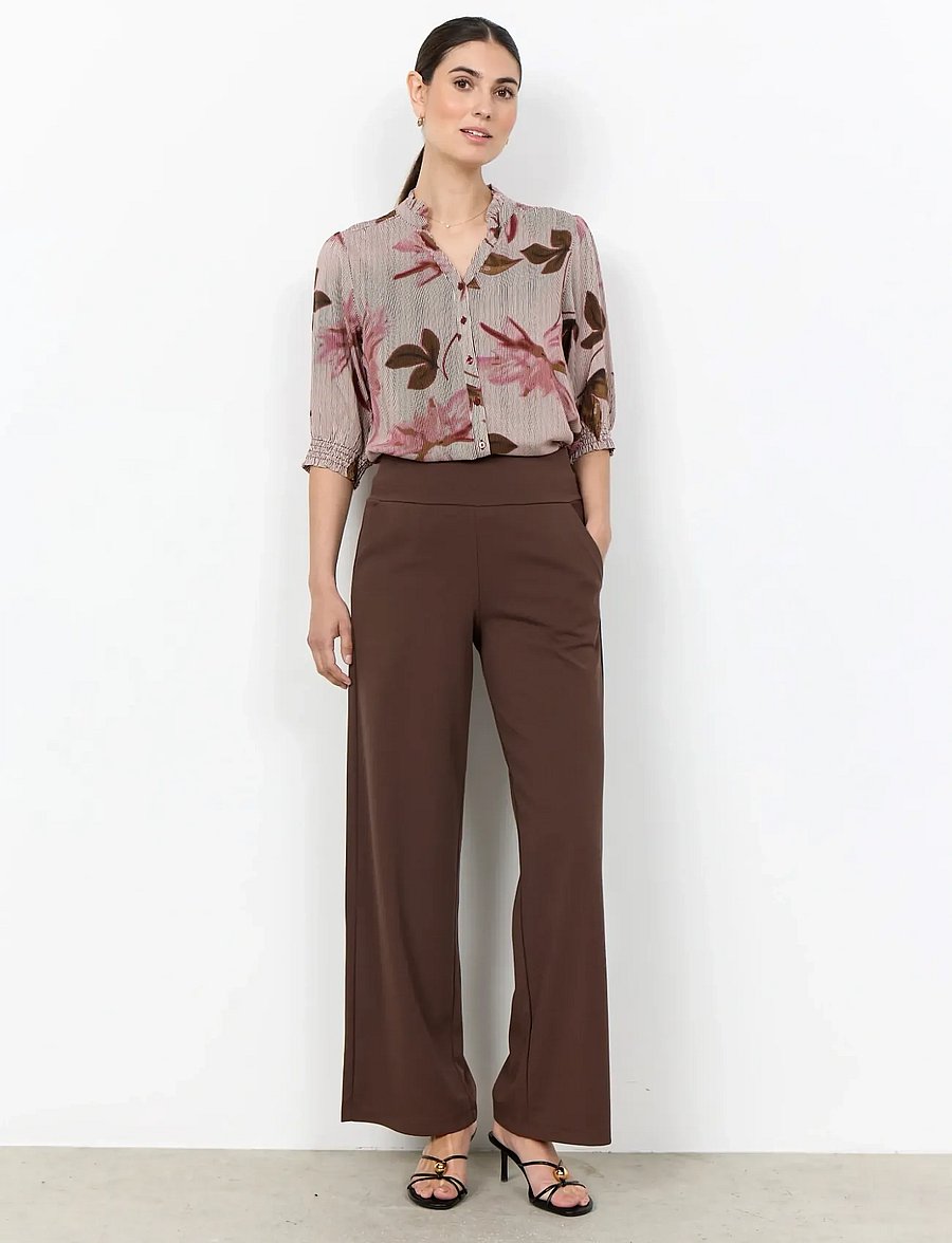 Soyaconcept - SC-SIHAM - hosen mit weitem bein - 8694 hot fudge - 0