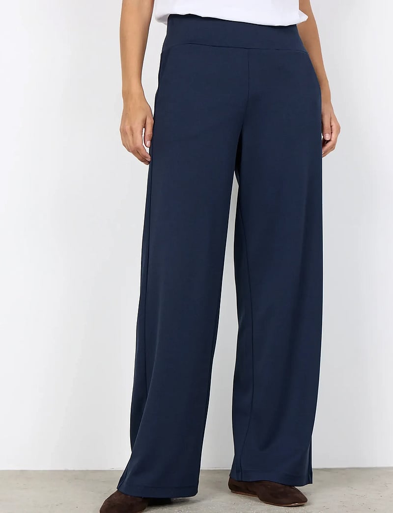Soyaconcept - SC-SIHAM - bukser med brede ben - navy - 4