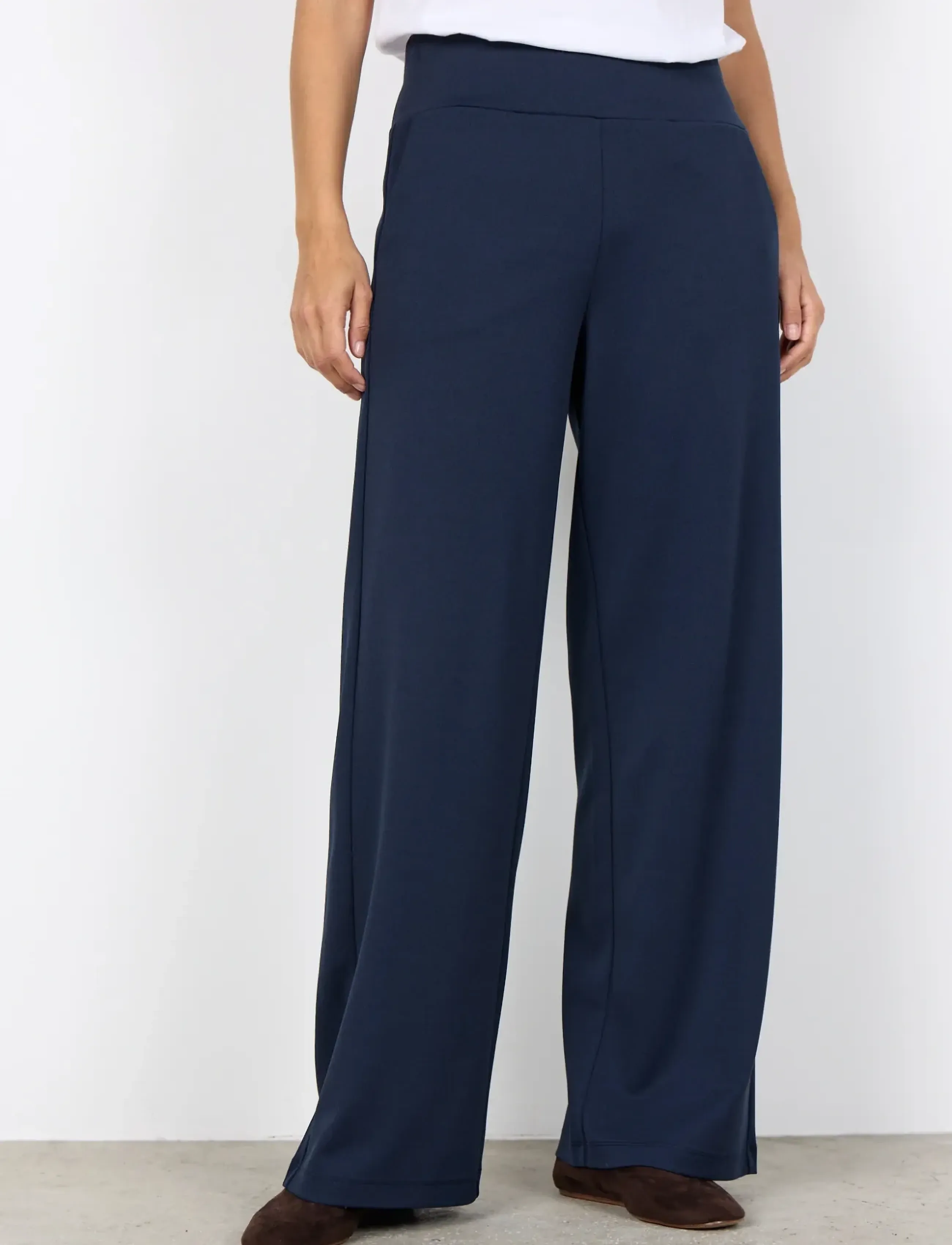 Soyaconcept - SC-SIHAM - vida byxor - navy - 4