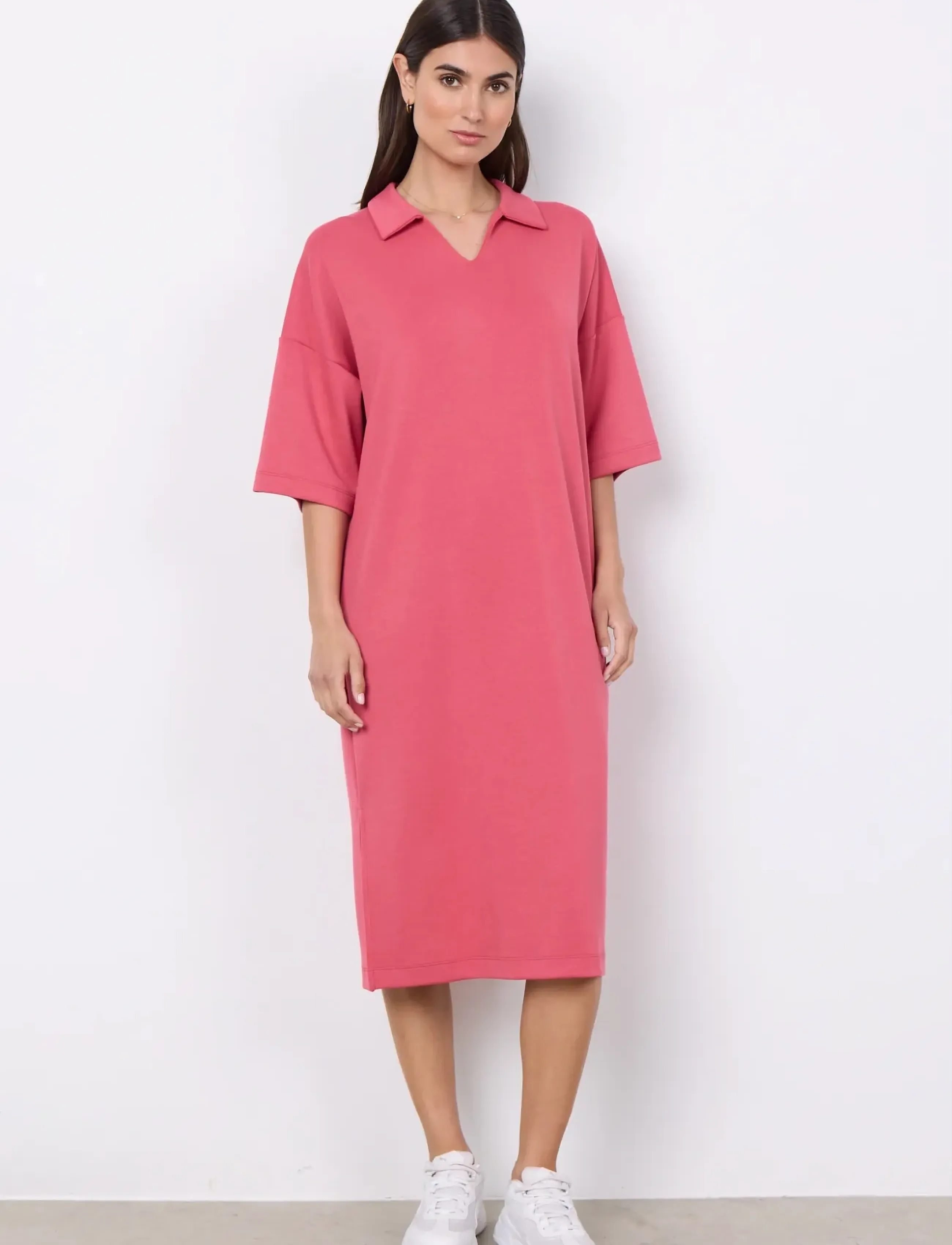 Soyaconcept - SC-BANU - midikleider - berry - 5