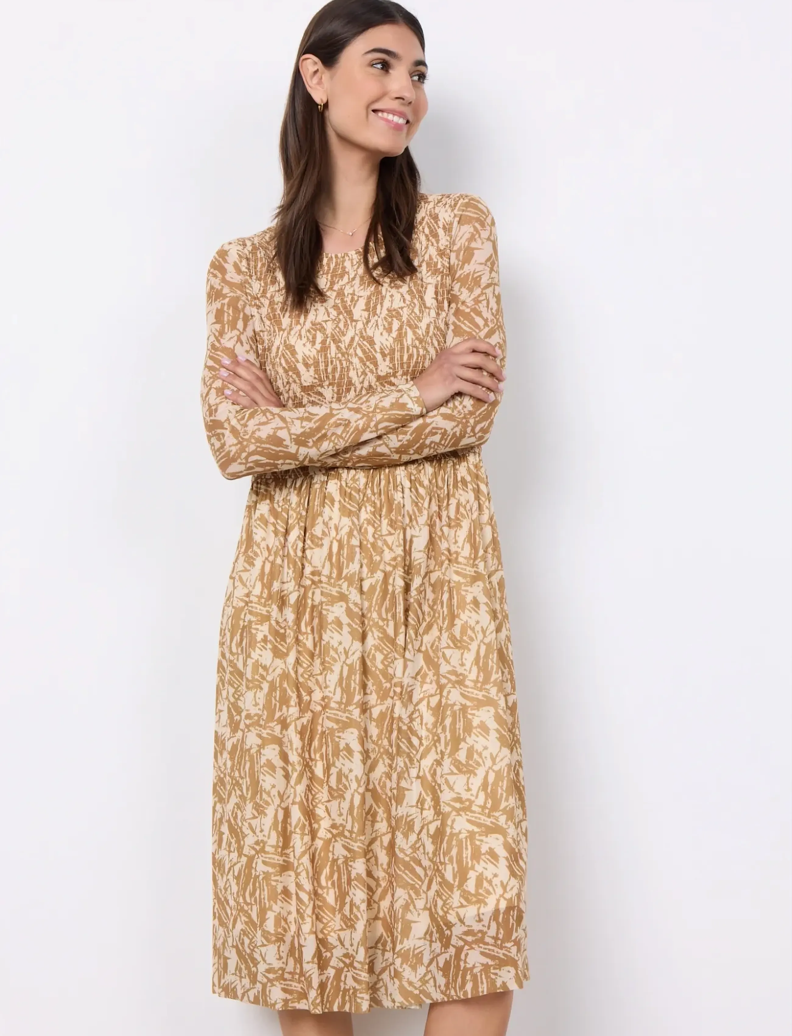 Soyaconcept SC-ALDA - Kjoler - GOLDEN YELLOW COMBI / gold