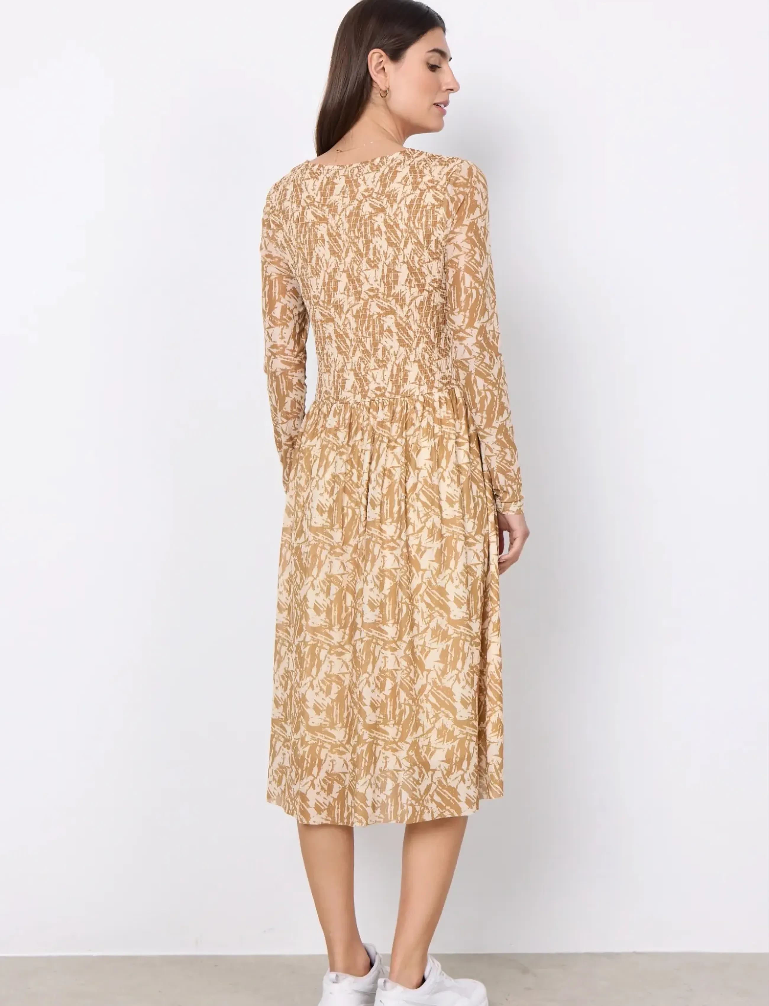 Soyaconcept - SC-ALDA - midikleidid - golden yellow combi - 3