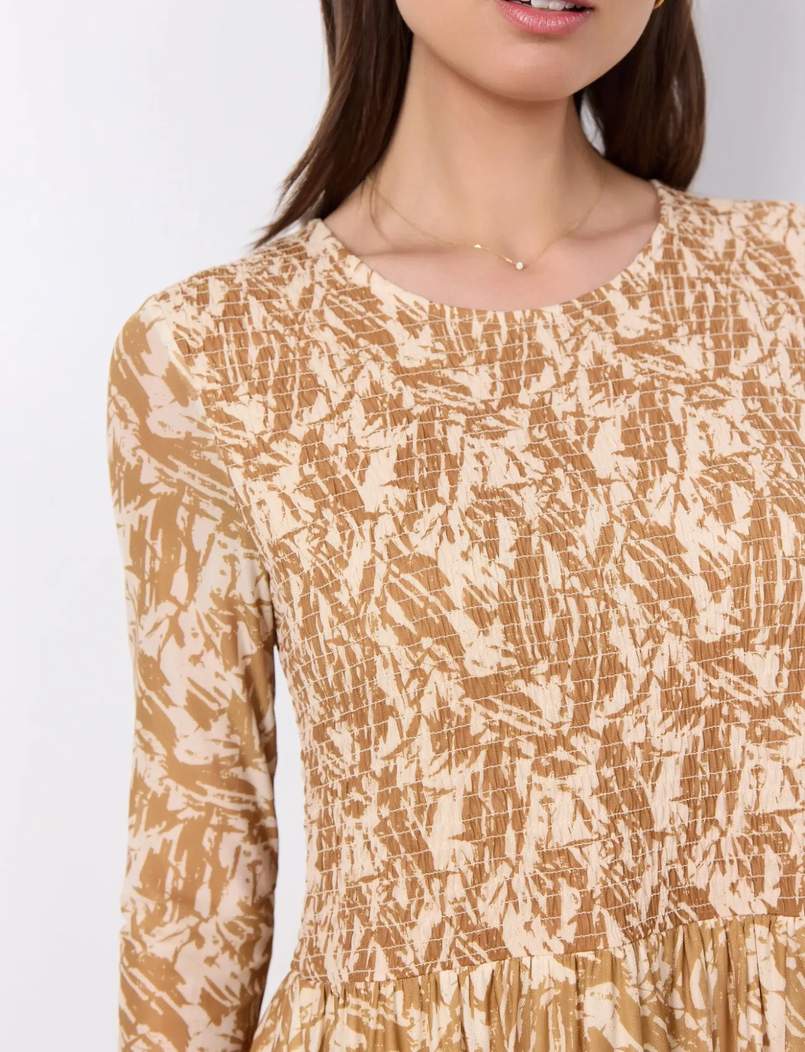 Soyaconcept - SC-ALDA - midikleidid - golden yellow combi - 5