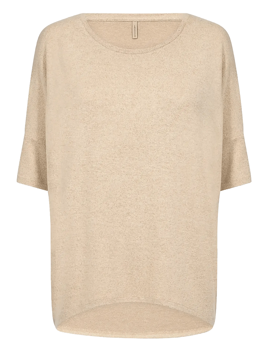 Soyaconcept - SC-BIARA - t-shirts - 98008 sand melange - 1