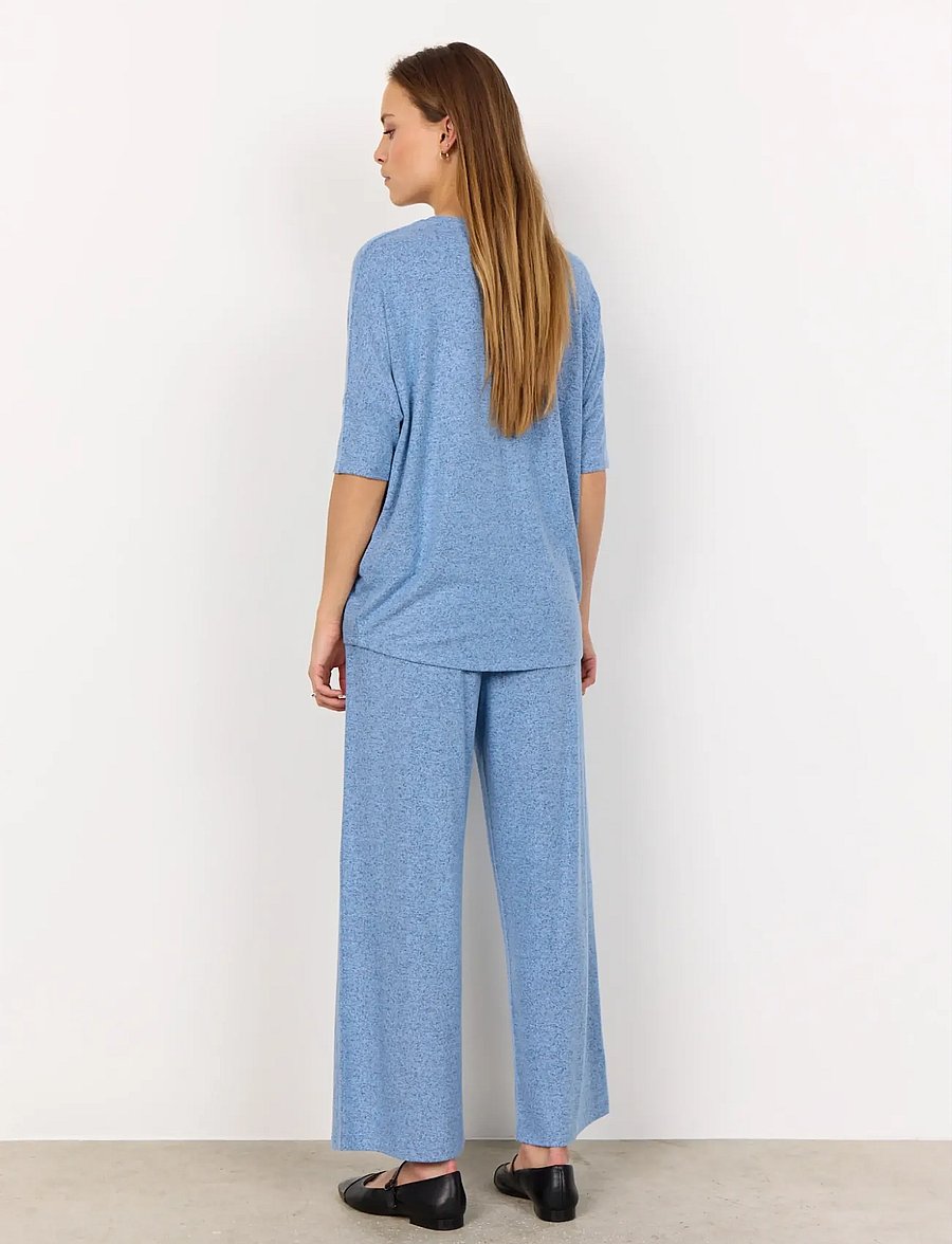 Soyaconcept - SC-BIARA - t-shirts - air blue melange - 5