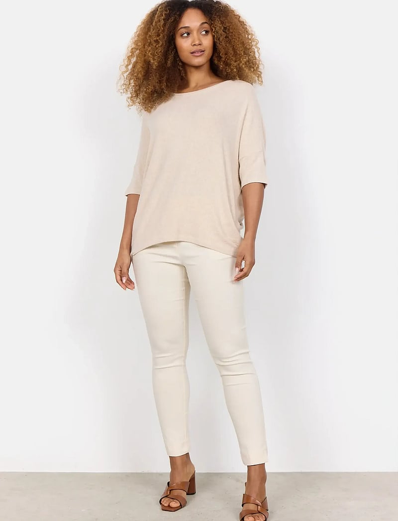 Soyaconcept - SC-BIARA - t-shirts - cream melange - 4