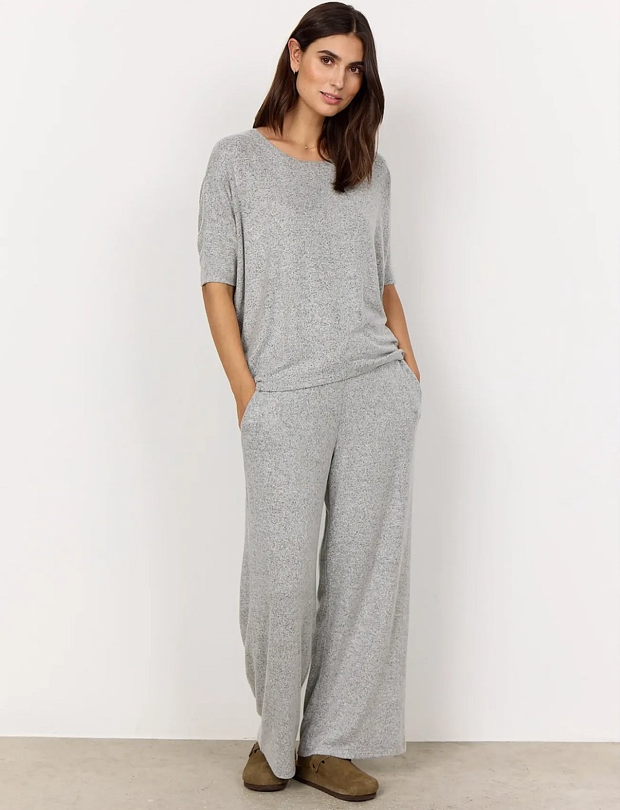 Soyaconcept - SC-BIARA - t-särgid - lt grey melange - 4