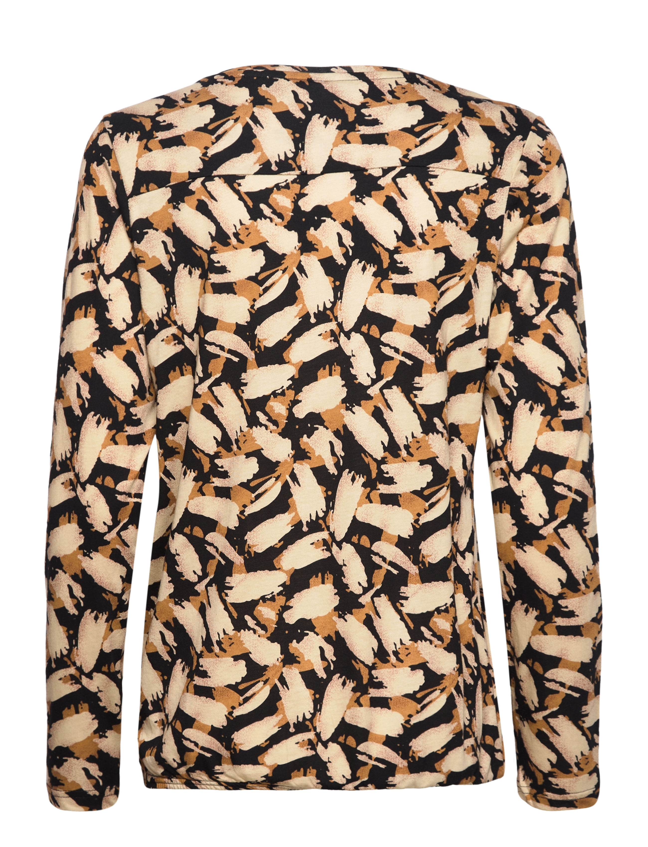 Soyaconcept - SC-FELICITY AOP - long-sleeved blouses - golden yellow combi - 2