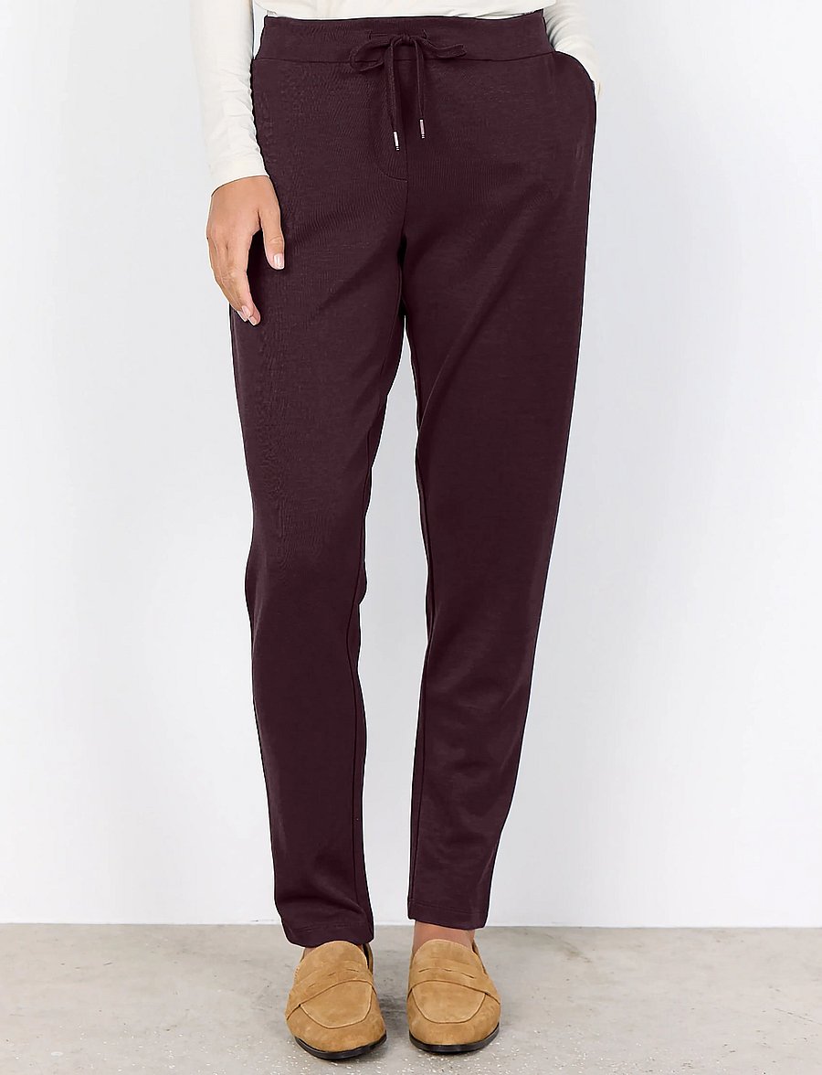 Soyaconcept - SC-BANU - slim-fit hosen - 8980 chocolate plum - 3