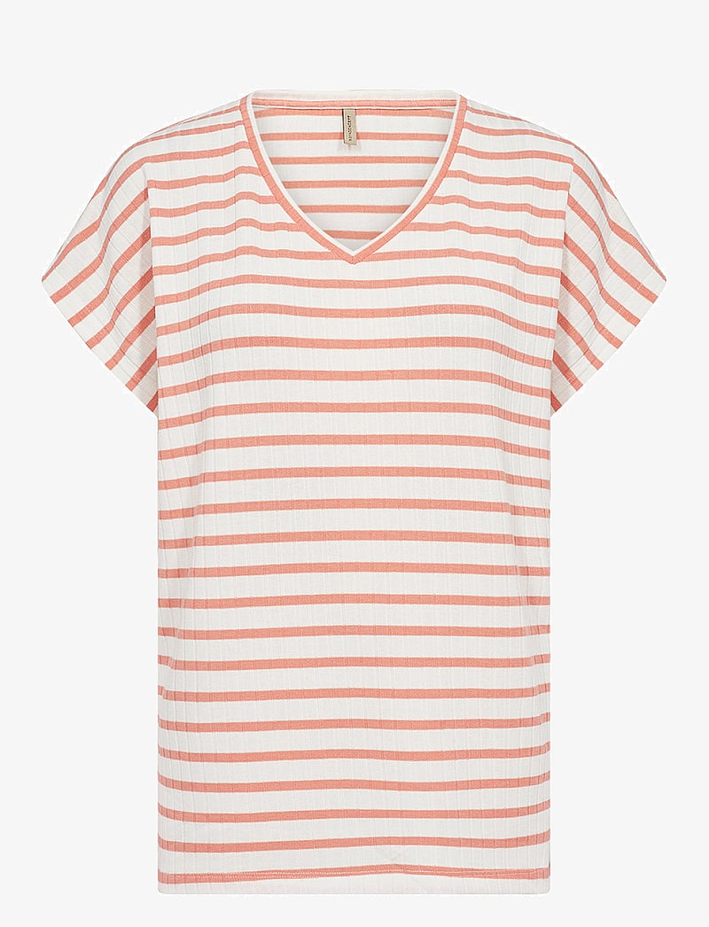 Soyaconcept - SC-KAIZA - t-krekli - peach combi - 1