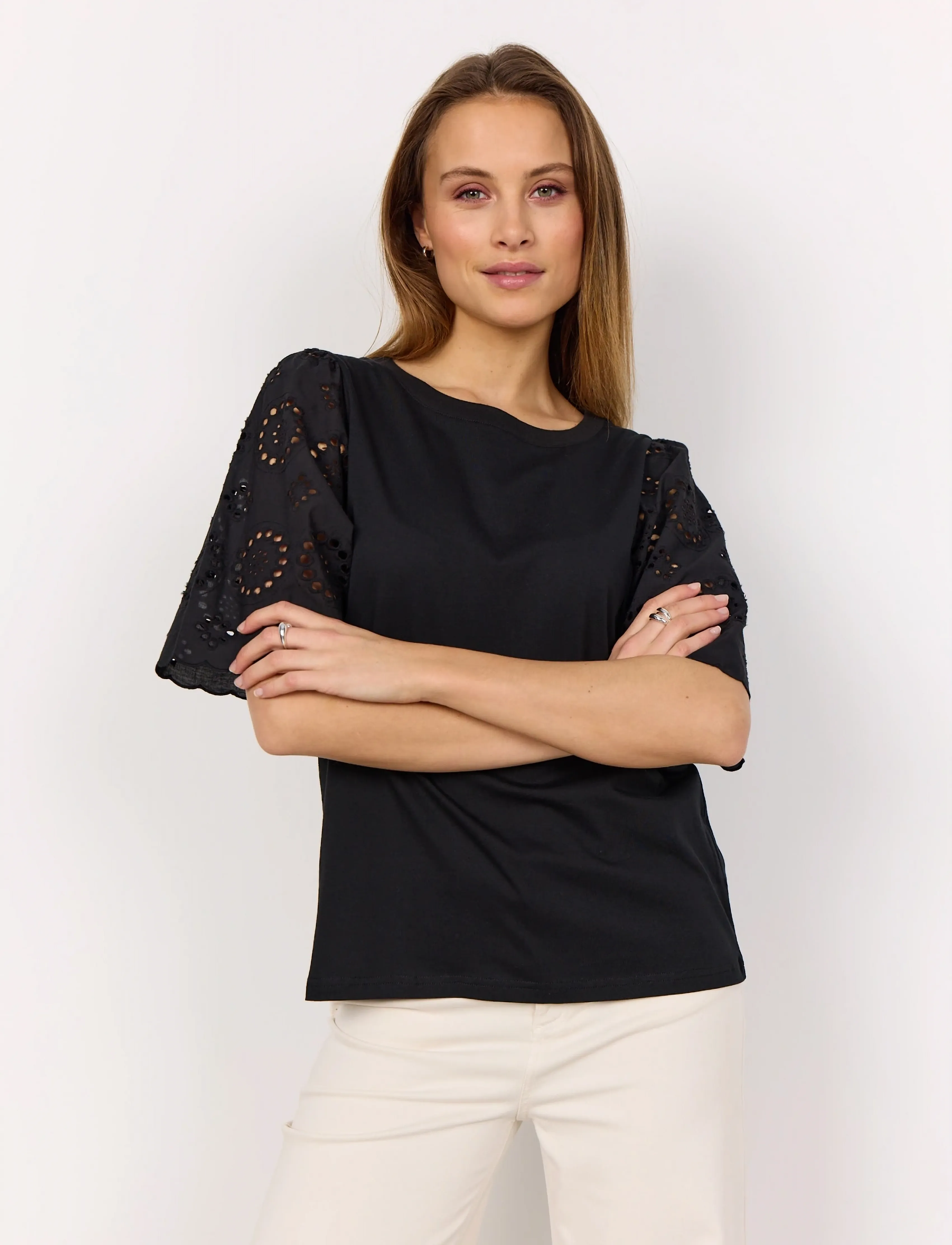 Soyaconcept SC-LORAINE - T-Shirts & Tops - BLACK / black