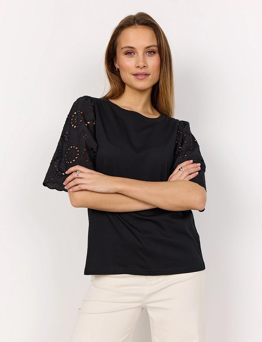 Soyaconcept - SC-LORAINE - t-shirts - black - 0