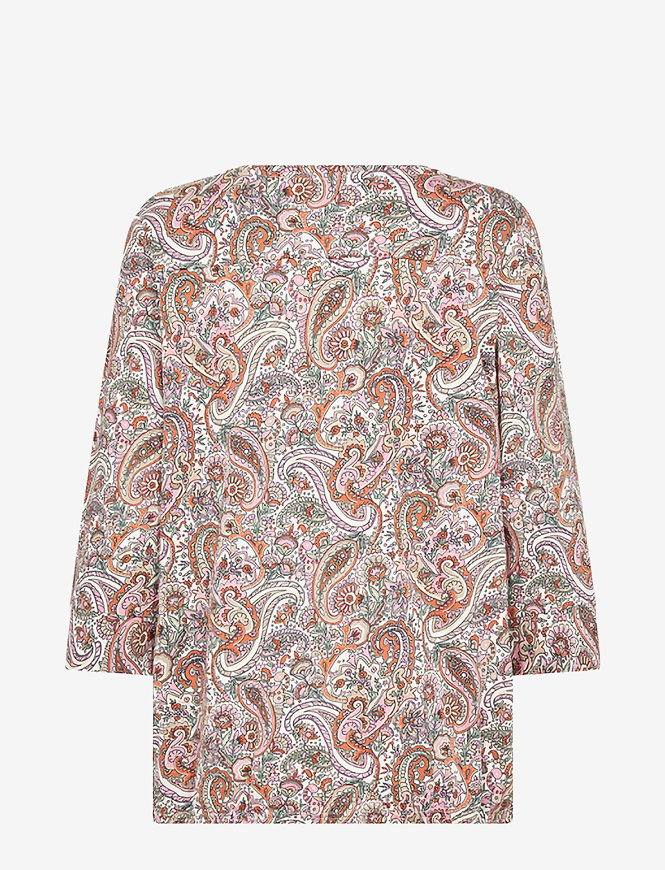 Soyaconcept - SC-FELICITY AOP - langærmede bluser - pink combi - 2