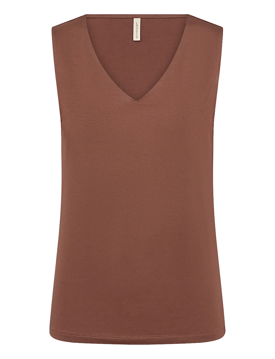 Soyaconcept - SC-MARICA - Ärmellose tops - 8900 rocky road - 1