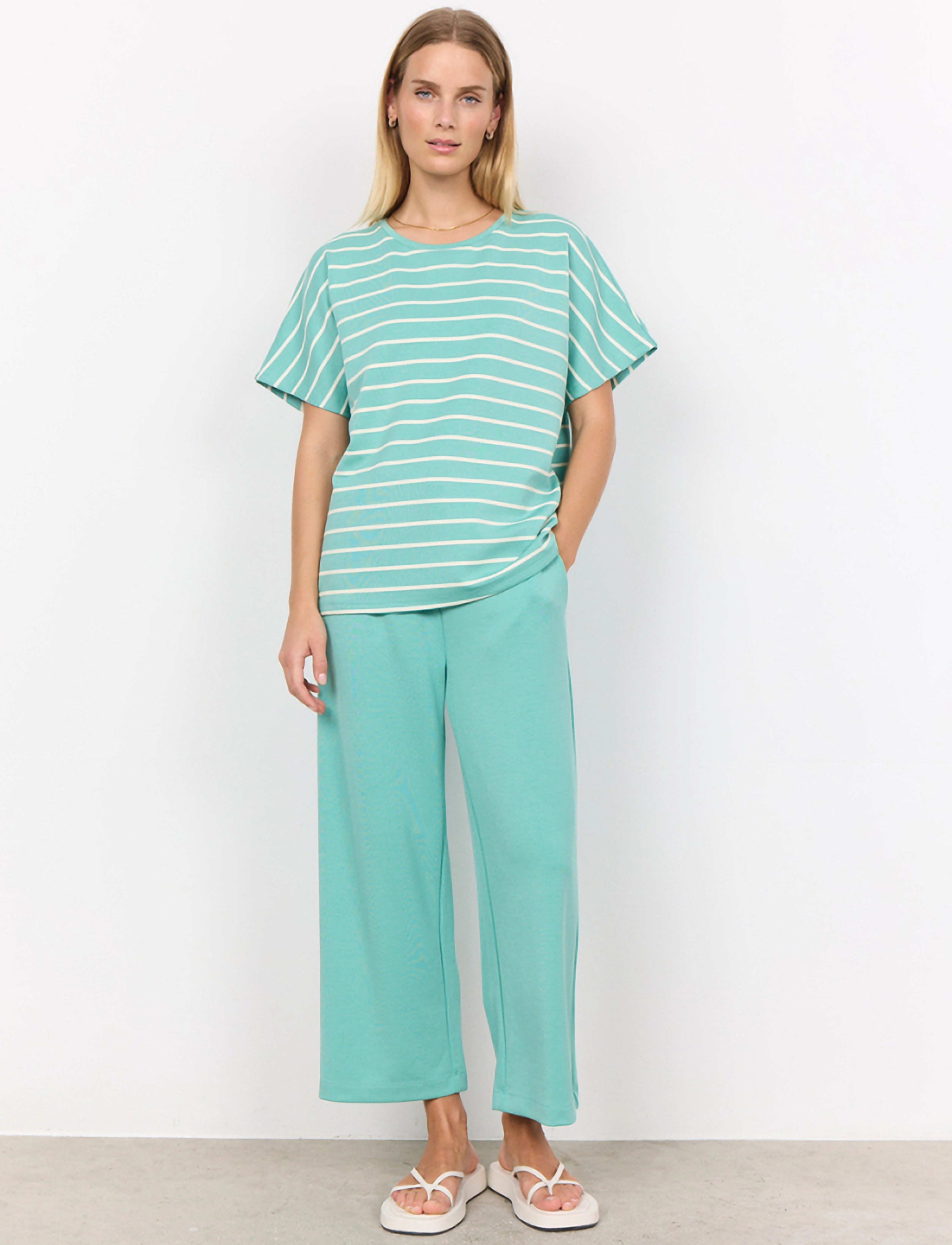 Soyaconcept - SC-BARNI - t-shirts - aqua combi - 3