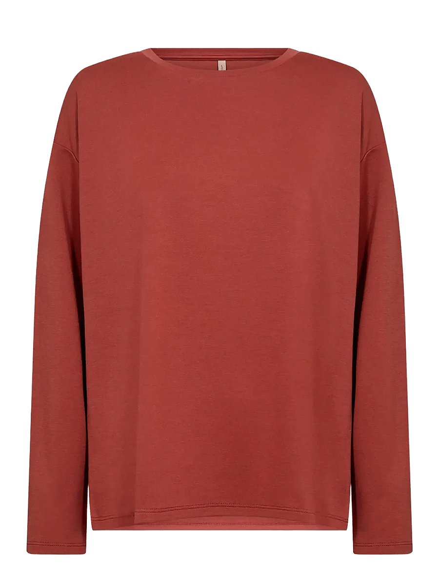 Soyaconcept - SC-FELUCCA - langærmede toppe - 4577 mineral red - 1