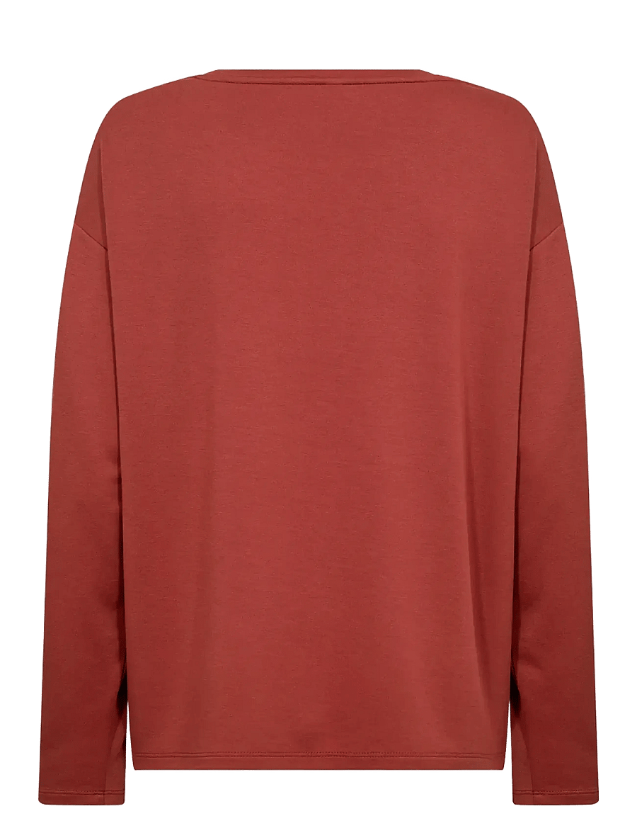 Soyaconcept - SC-FELUCCA - langærmede toppe - 4577 mineral red - 2