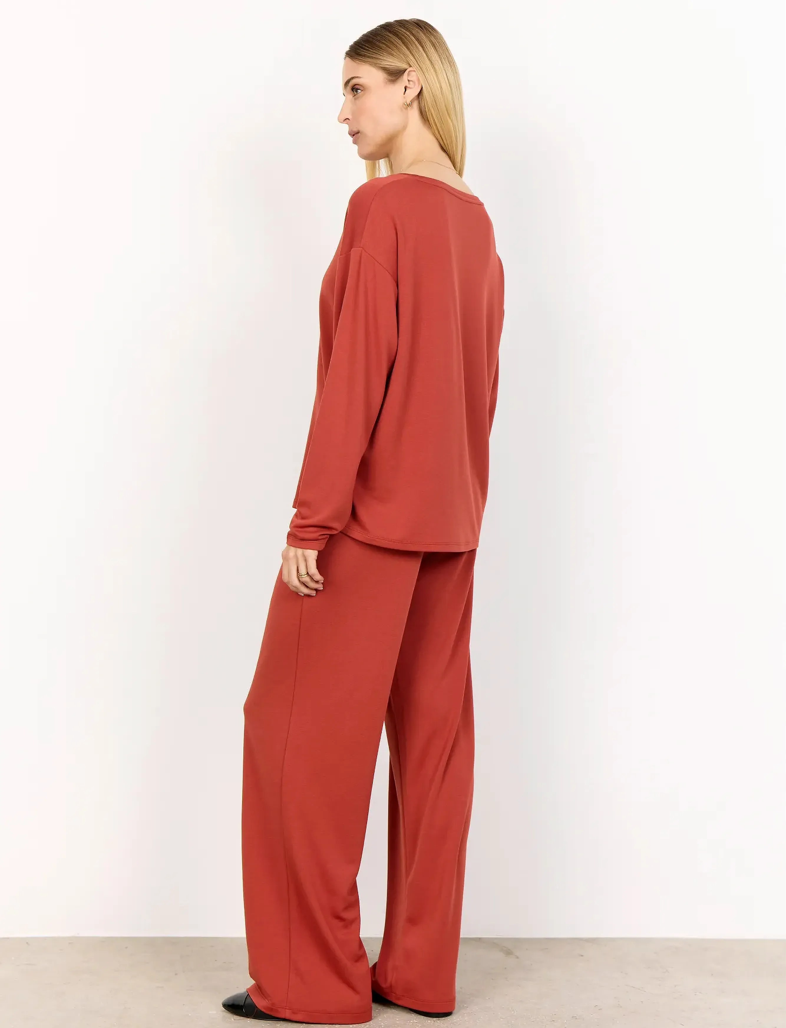Soyaconcept - SC-FELUCCA - palaidinukės ilgomis rankovėmis - 4577 mineral red - 3