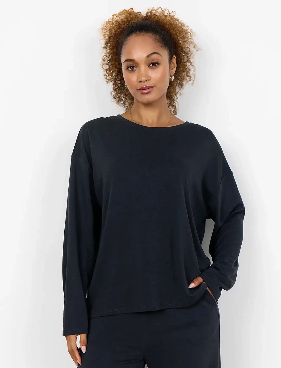 Soyaconcept - SC-FELUCCA - långärmade toppar - 9999 black - 0
