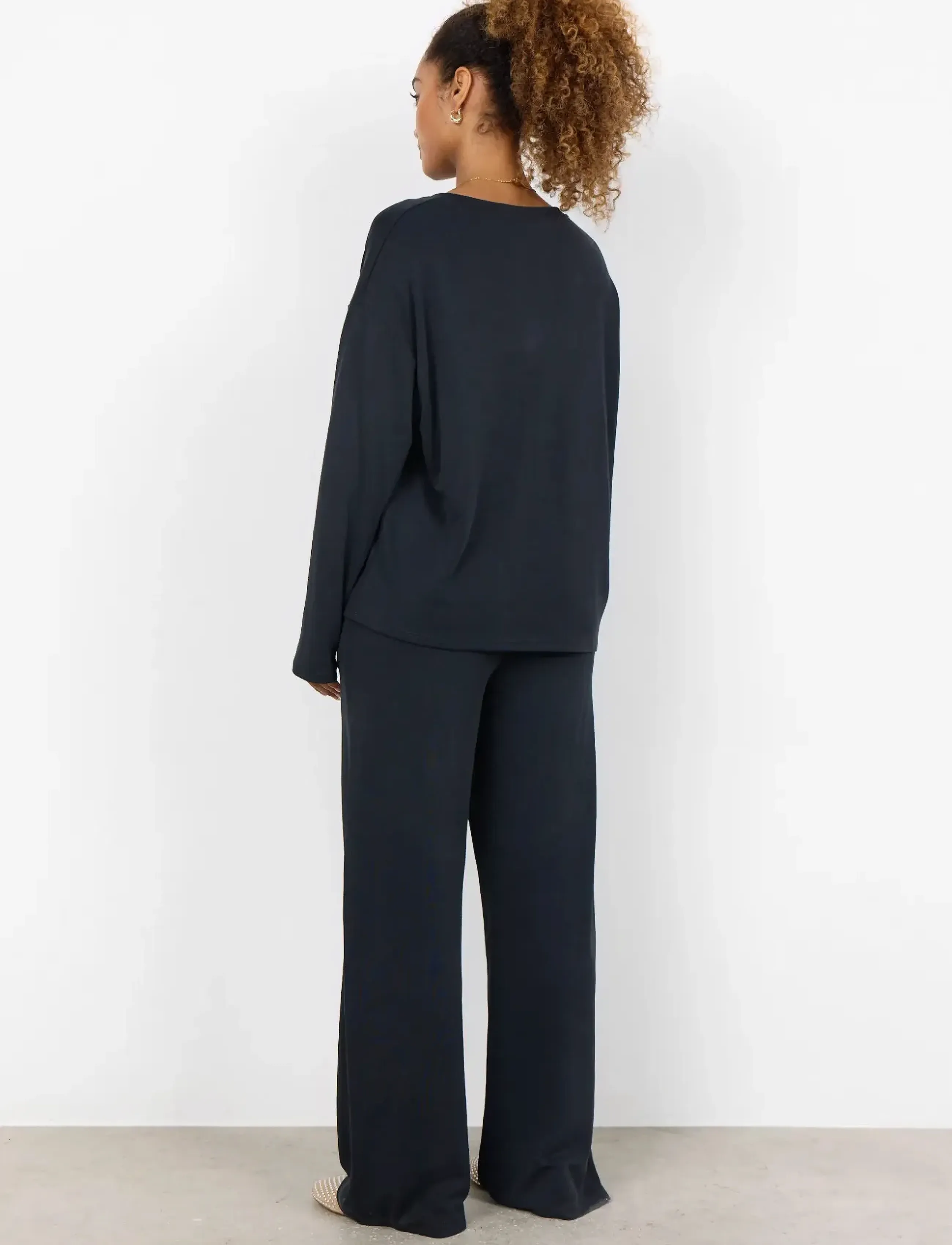 Soyaconcept - SC-FELUCCA - långärmade toppar - 9999 black - 3