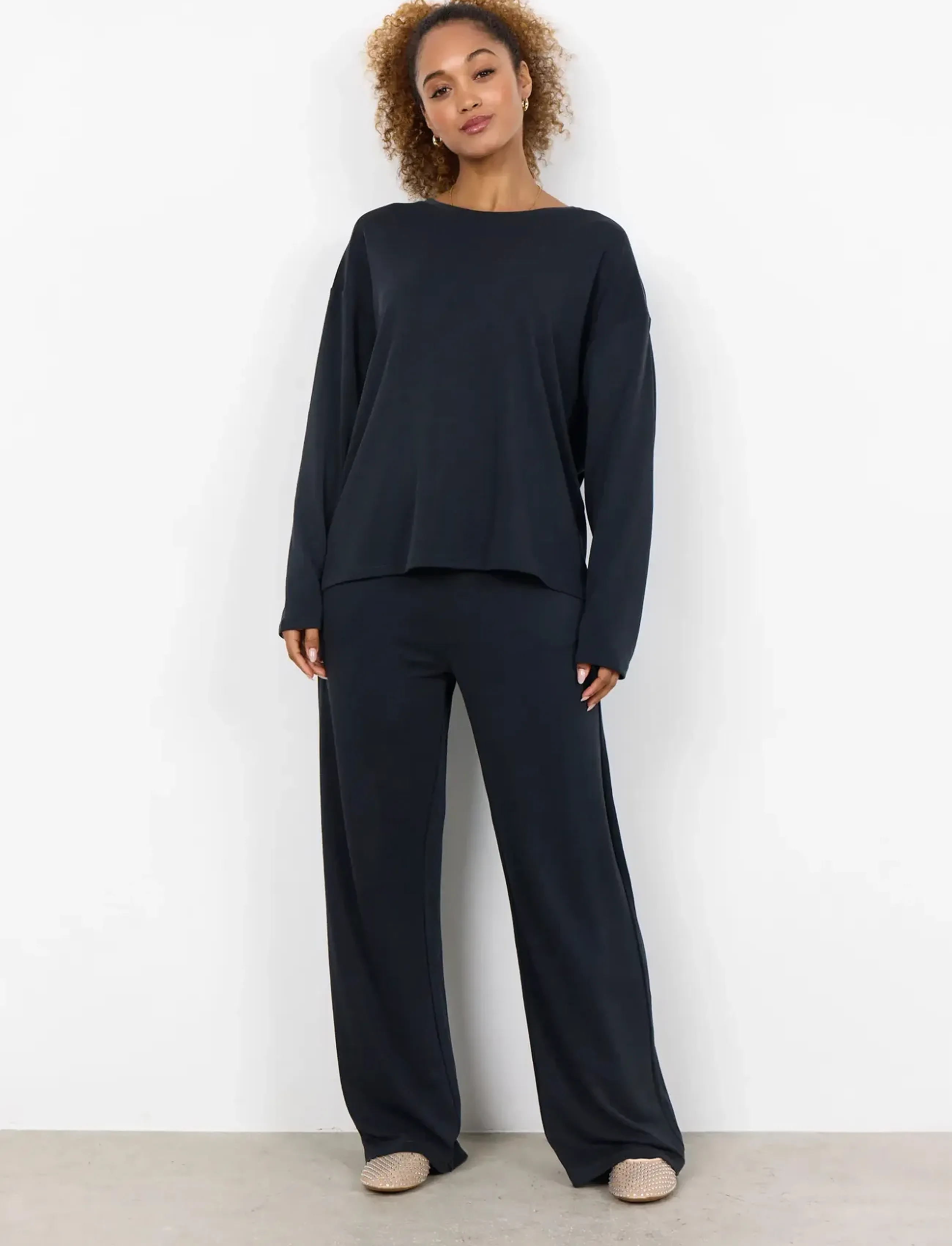 Soyaconcept - SC-FELUCCA - långärmade toppar - 9999 black - 4