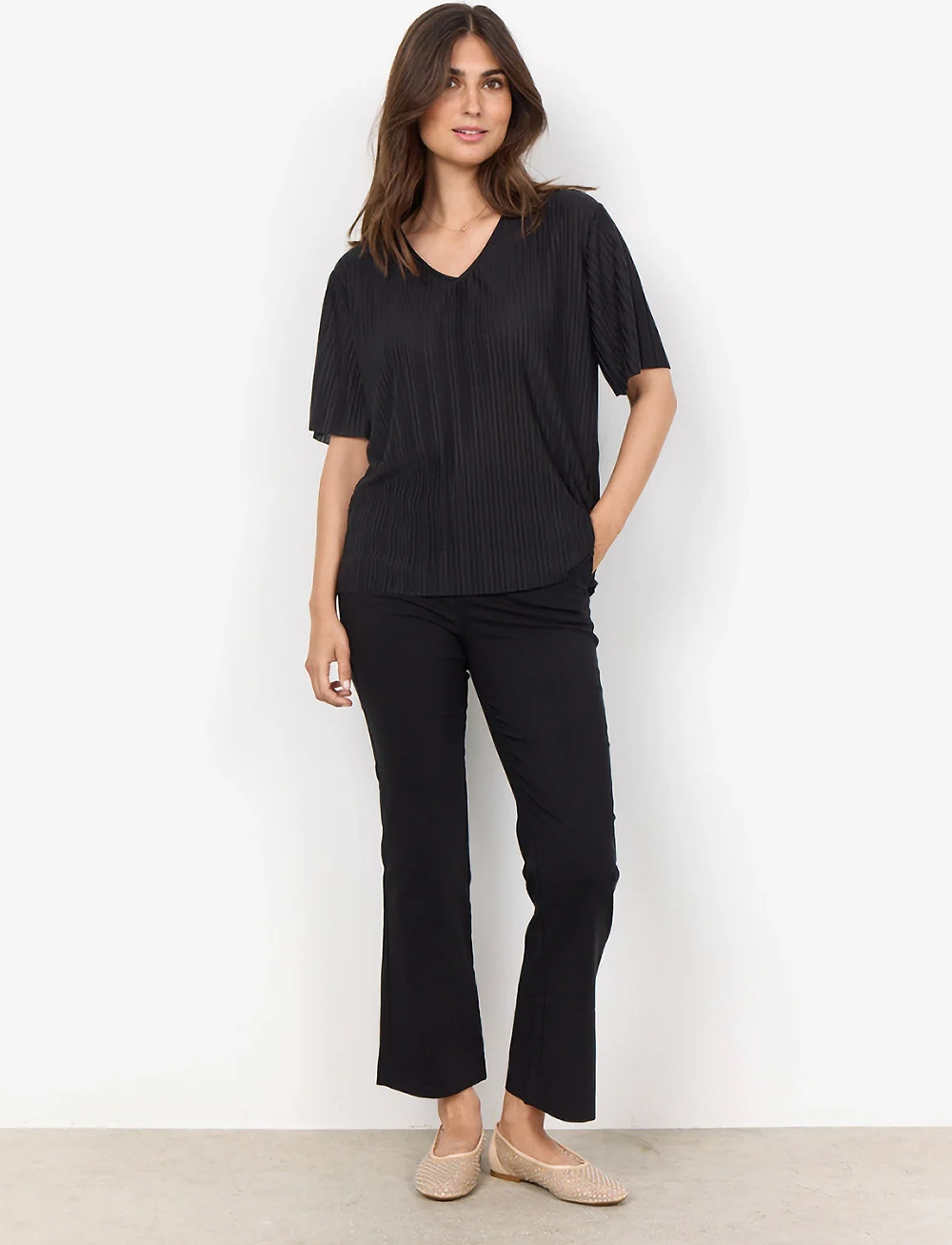 Soyaconcept - SC-KIRIT - t-shirt & tops - black - 3